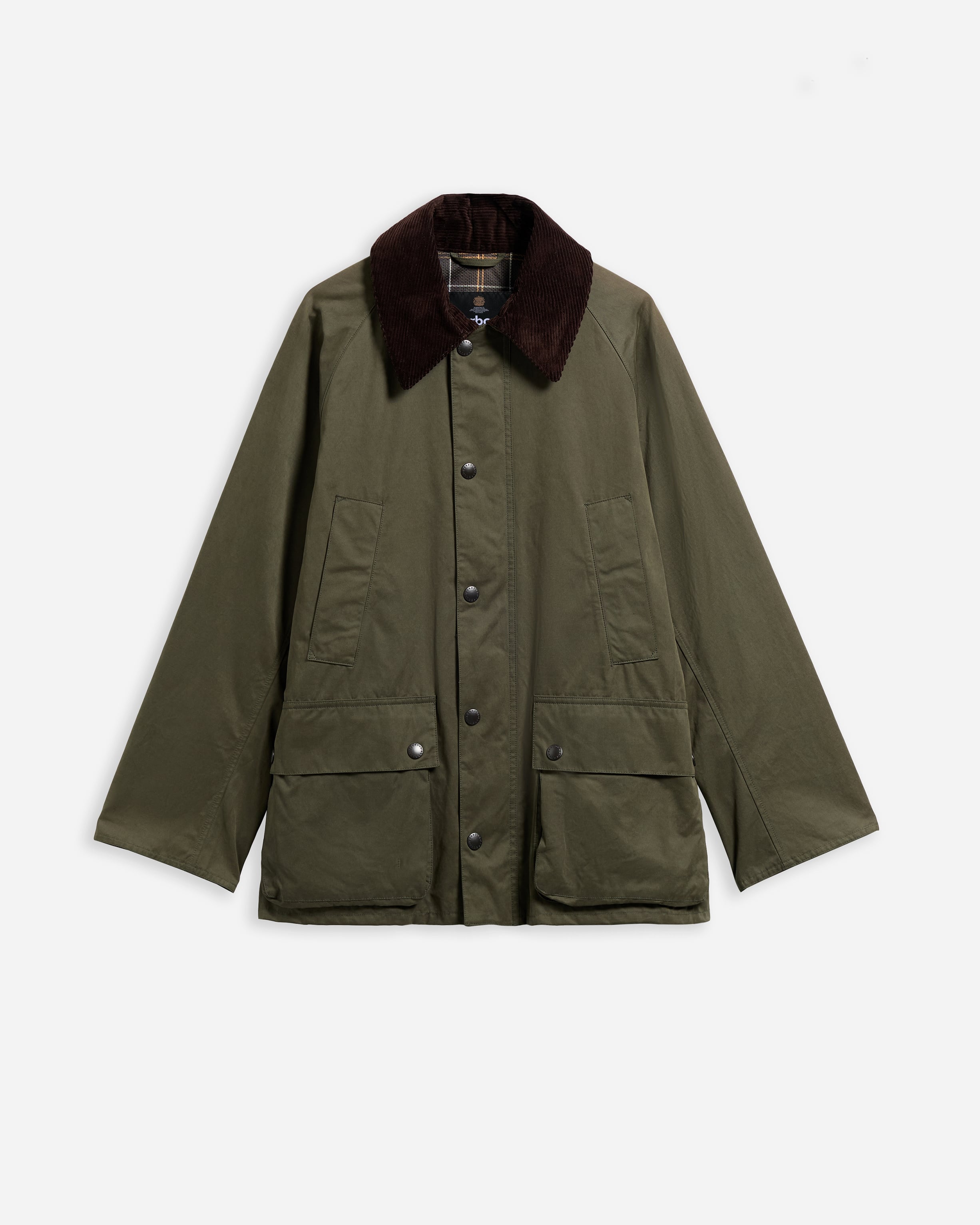 Peached Oversized Bedale Casual Jacket Sage