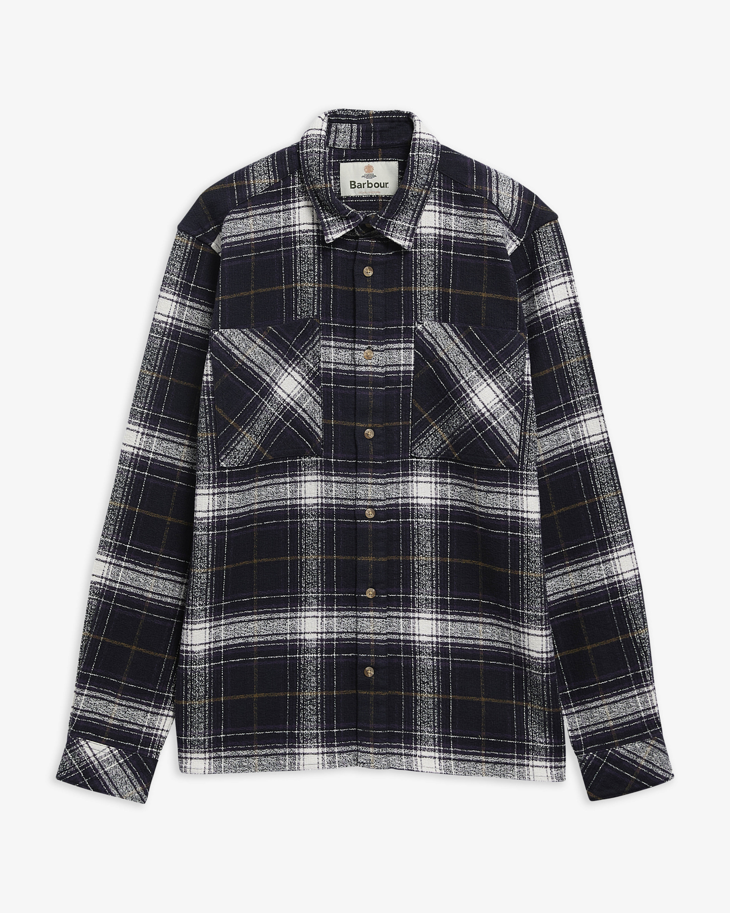 Barbour Hemd Kidson Relaxed Fit Dark Navy