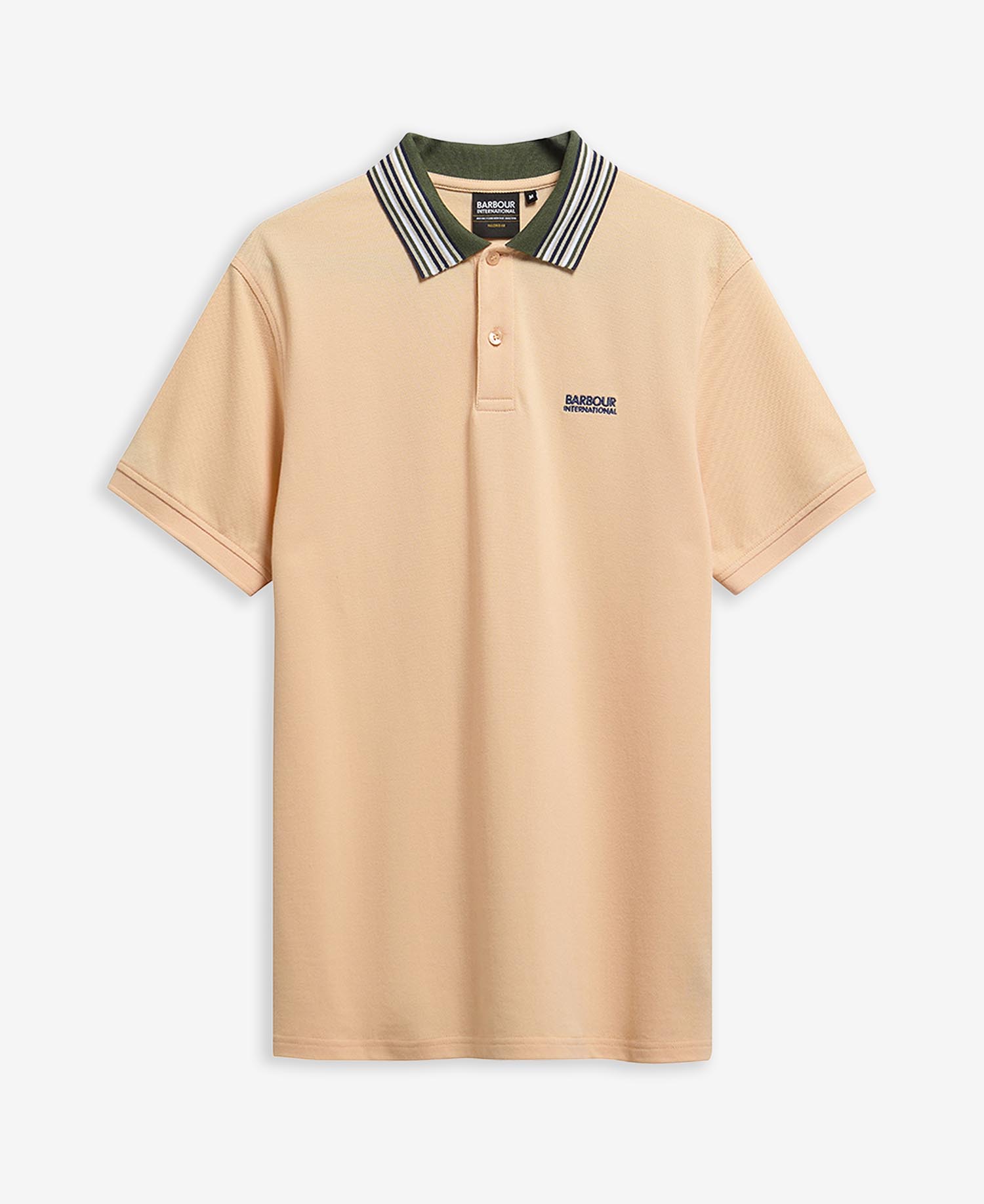 Poloshirt Neville Tipped Bleached Apricot