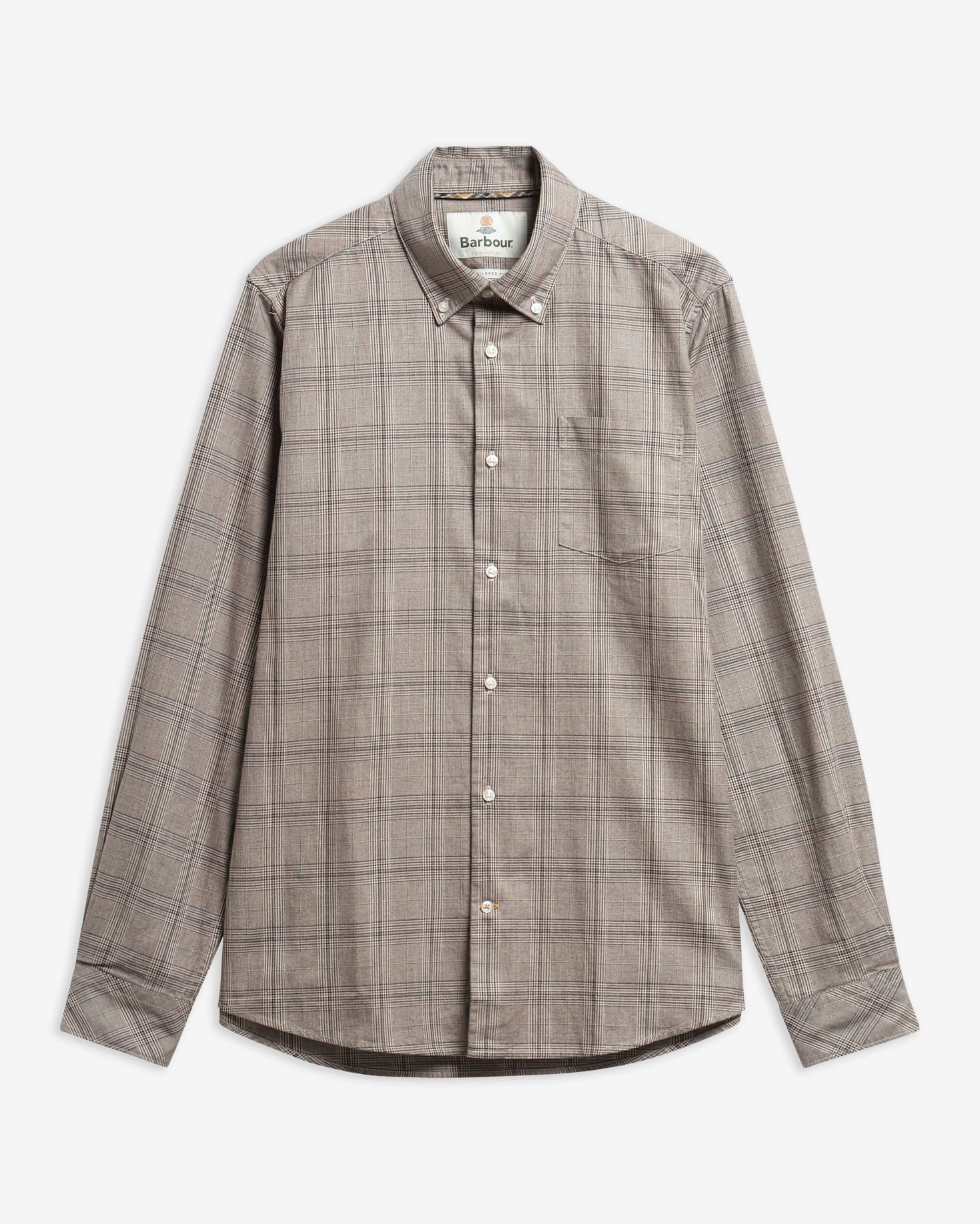 Franklin Tailored Long-Sleeved Shirt Stone