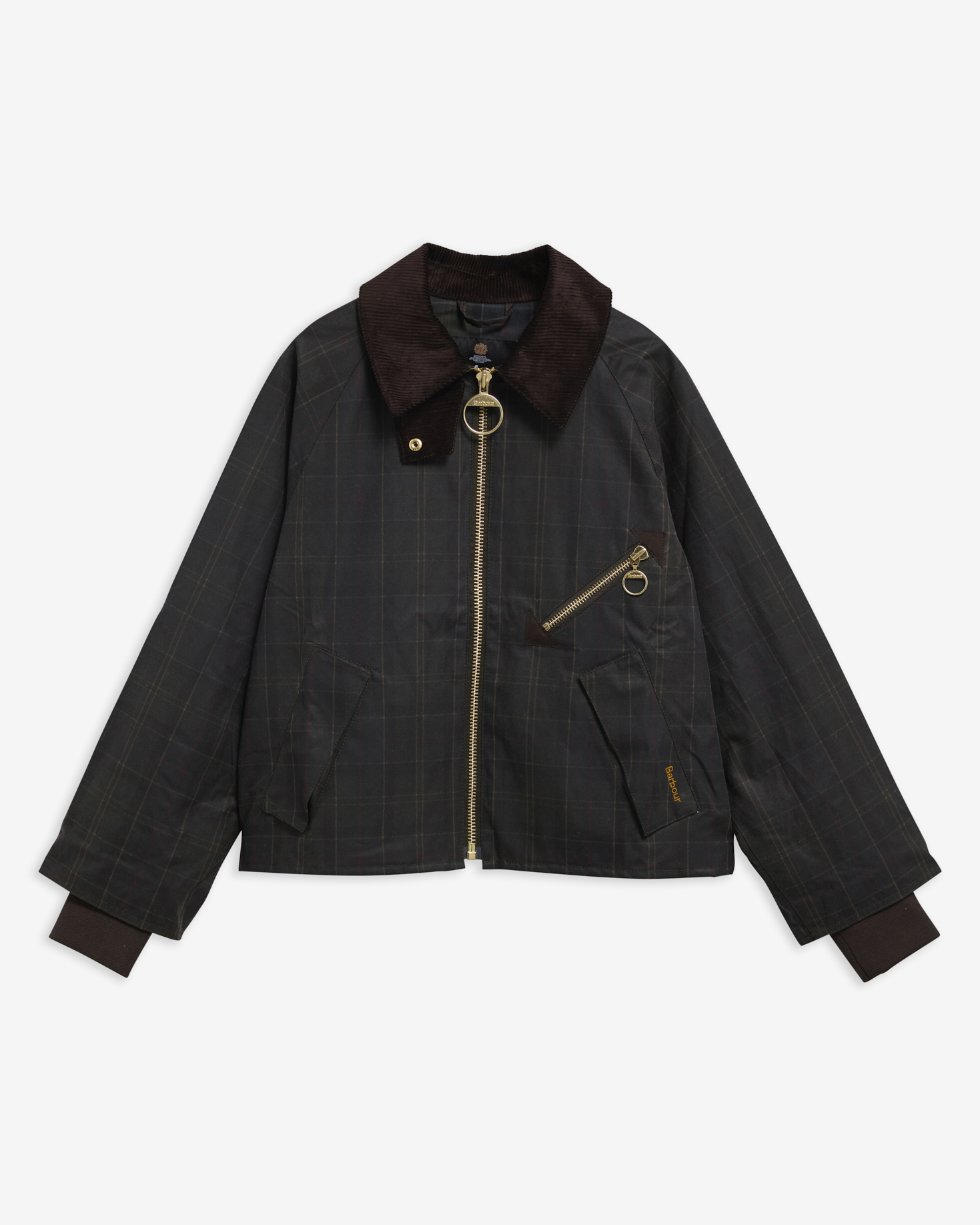 Arlene Checked Waxed Jacket Classic/Shadow Classic
