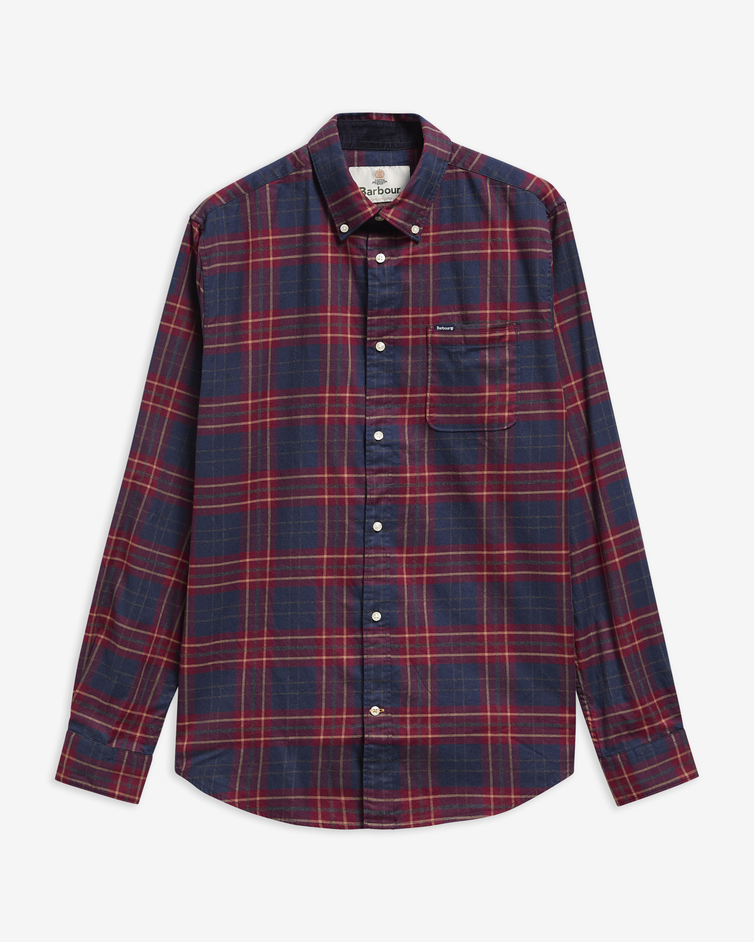 Barbour Hemd Broxburn Tailored Fit Red