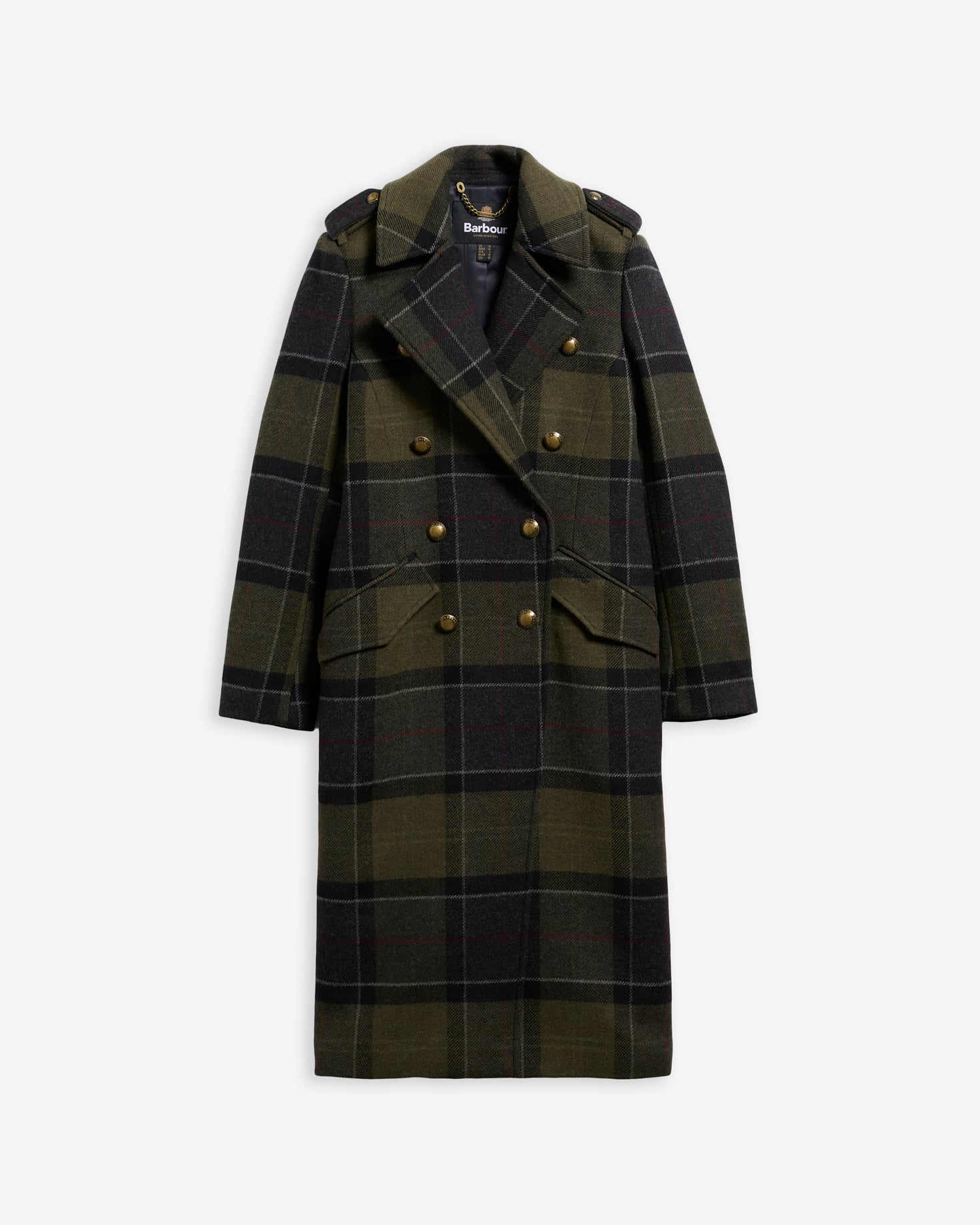 Barbour Wollmantel Cottesmore Checked Shadow Classic Tartan