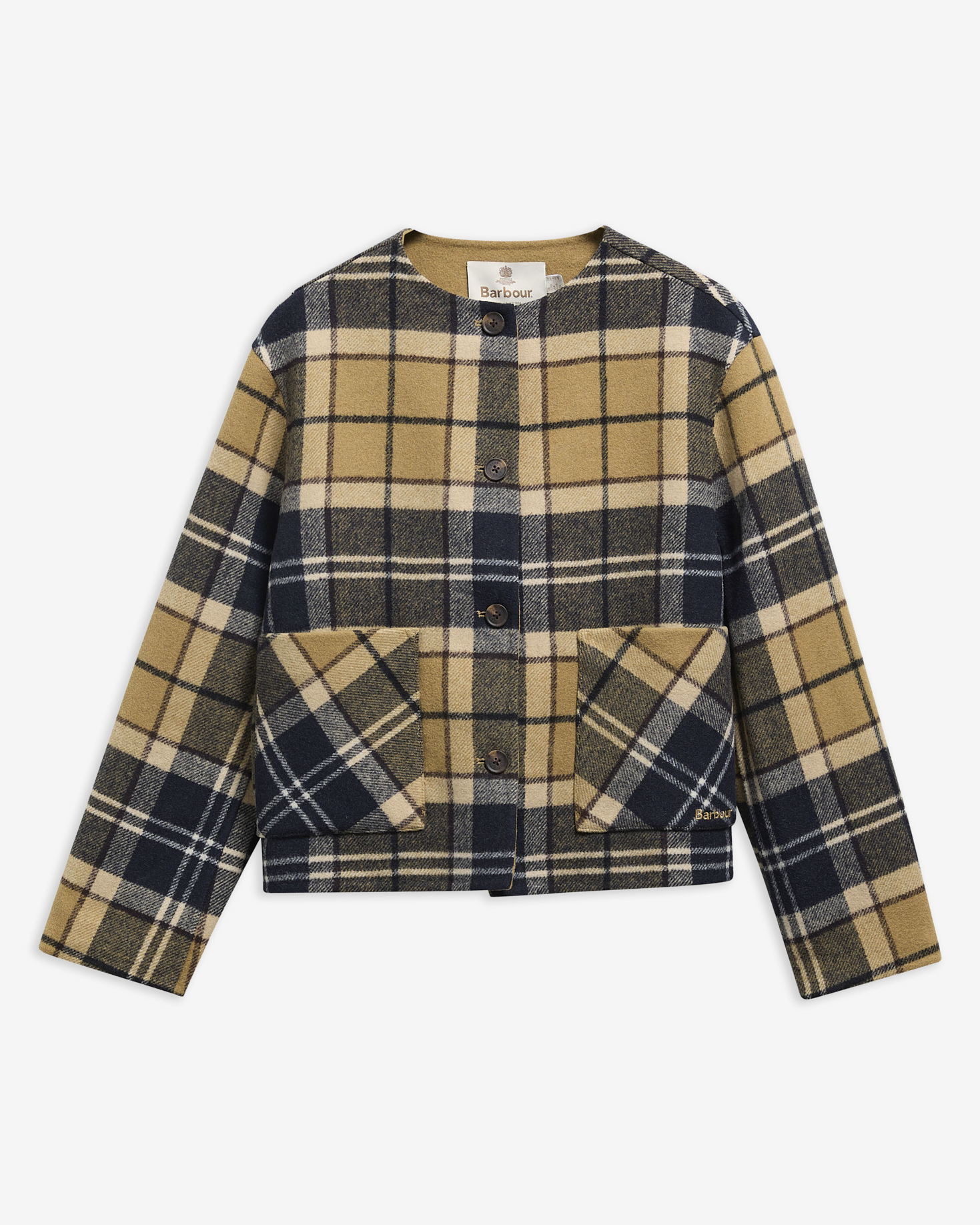 Barbour Woll-Overshirt Marlow Tartan Birchwood Tartan