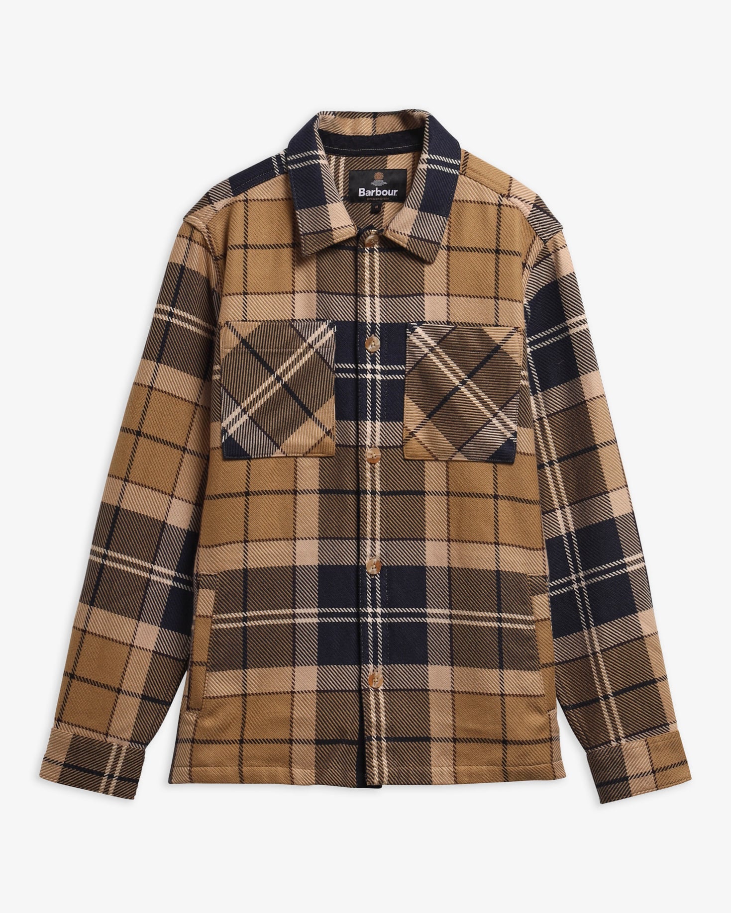 Oversized Tartan Overshirt Birchwood Dress Tartan