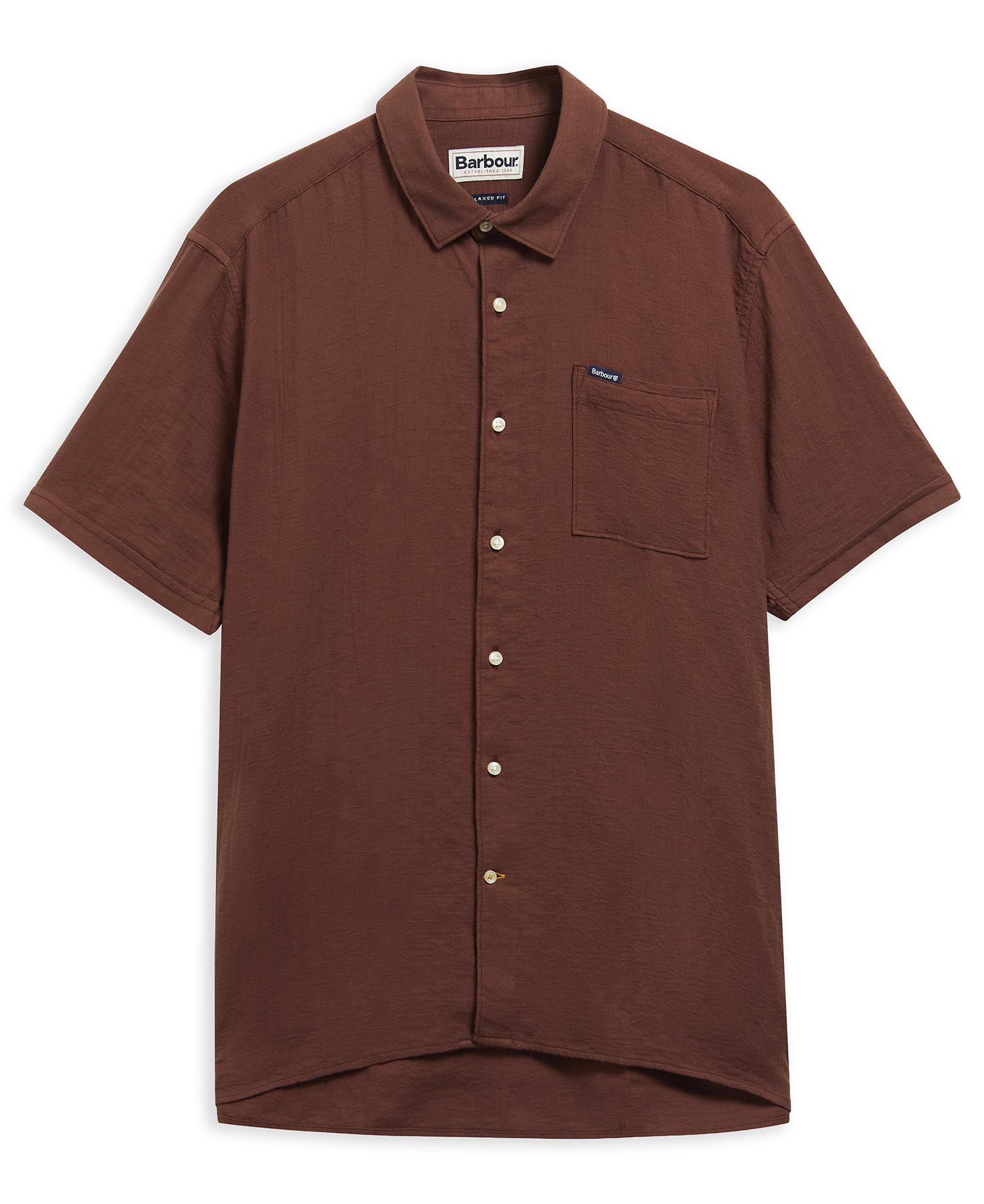 Kingswood Ripstop Short-Sleeved Shirt Burnt Pepper