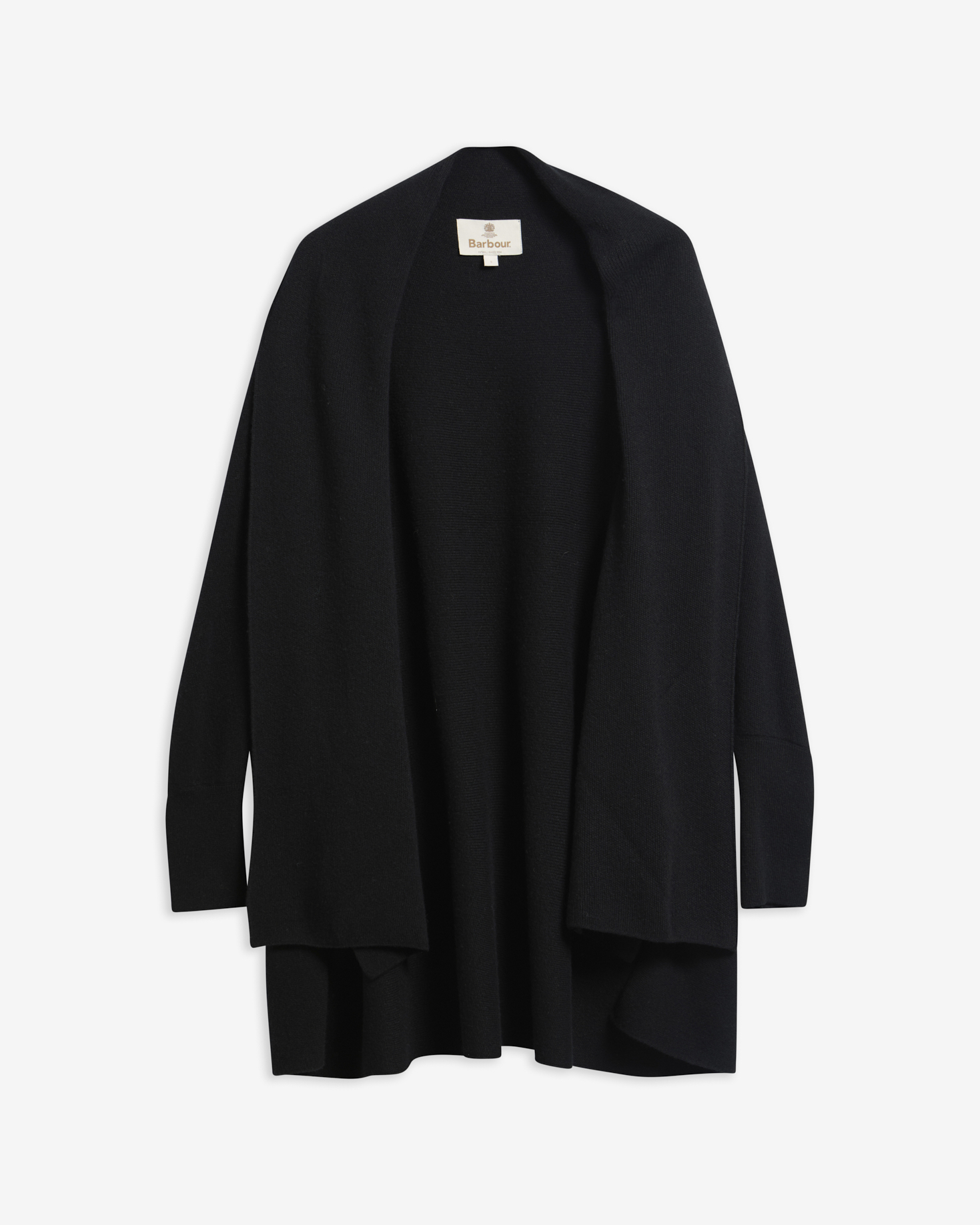 Eva Wool-Blend Cape Black