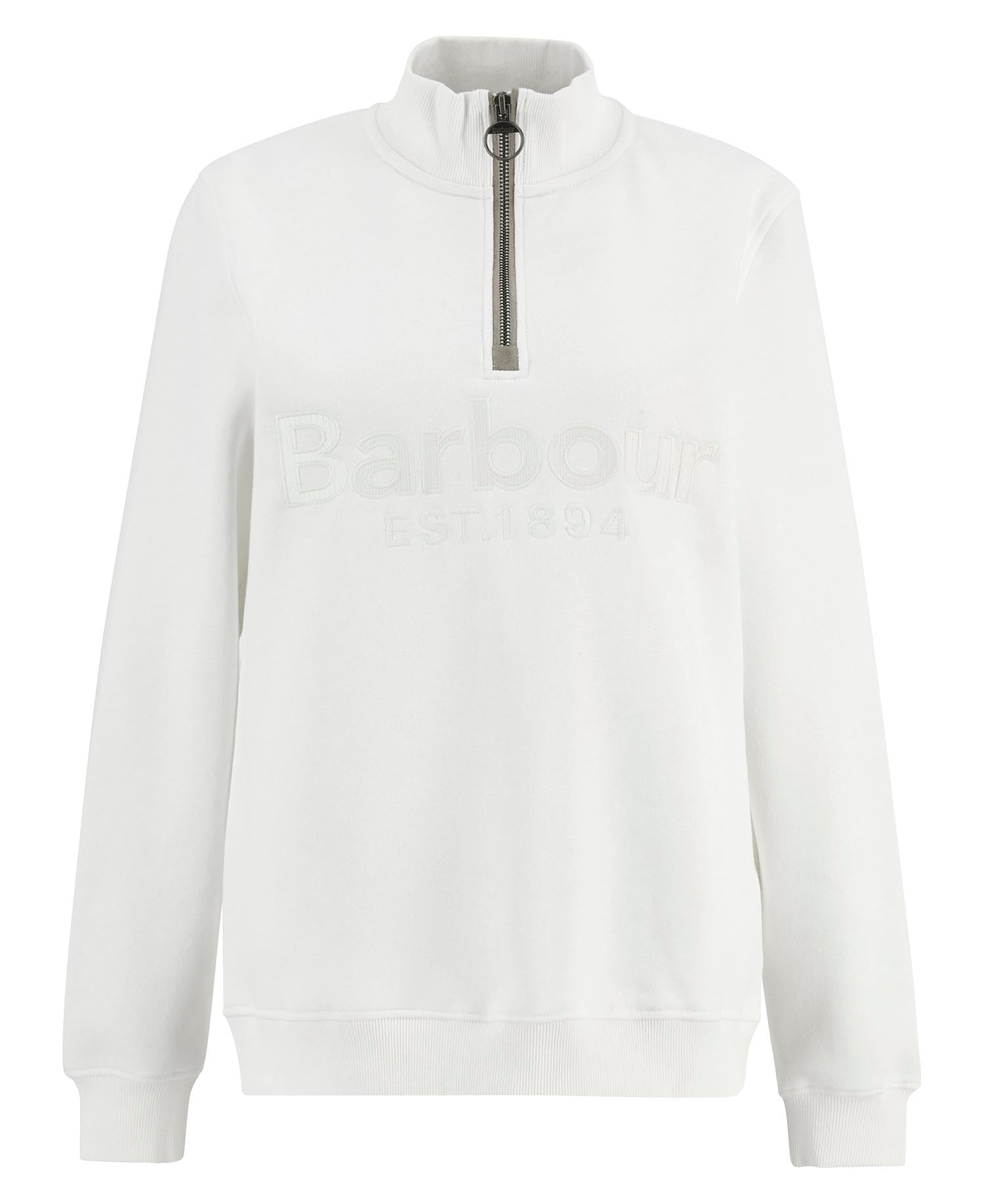 Cynthia Quarter-Zip Jumper Cloud