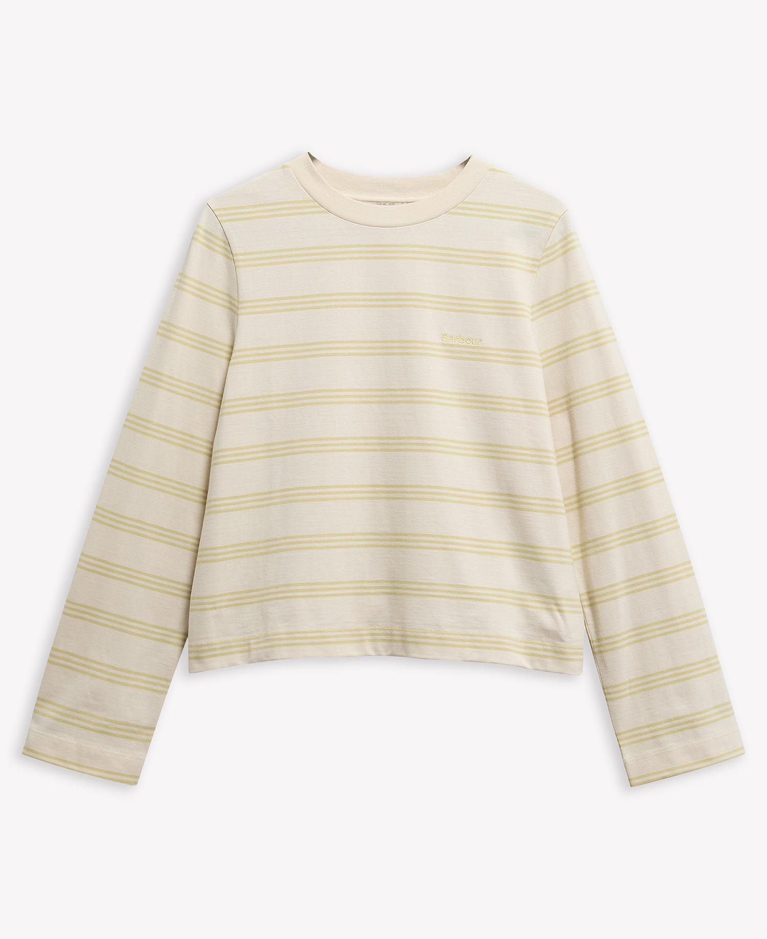 Dartmoor Striped Long-Sleeved T-Shirt Original Ecru/Soured Citrus Stripe