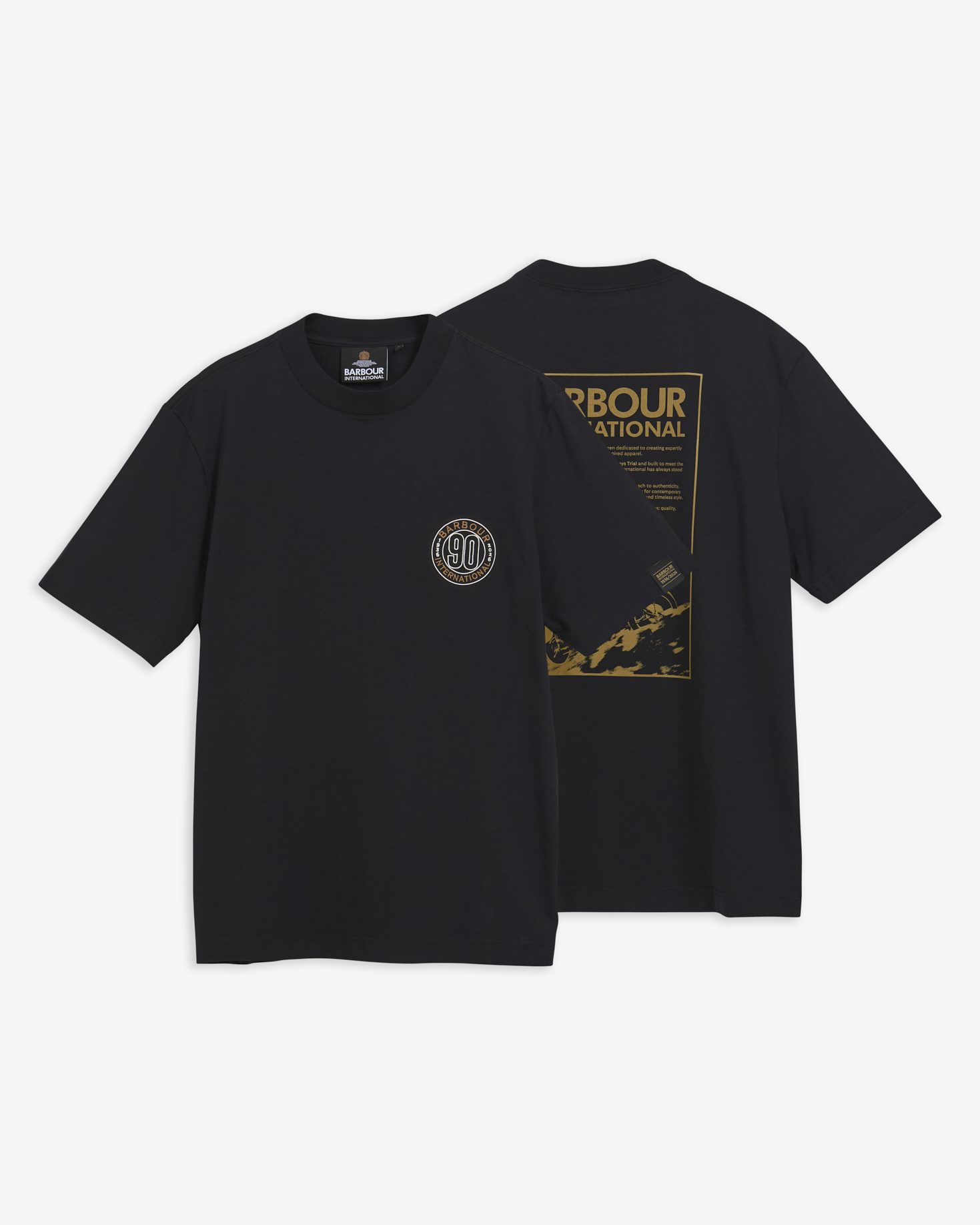 B.Intl T-Shirt 90th Anniversary Graphic Black