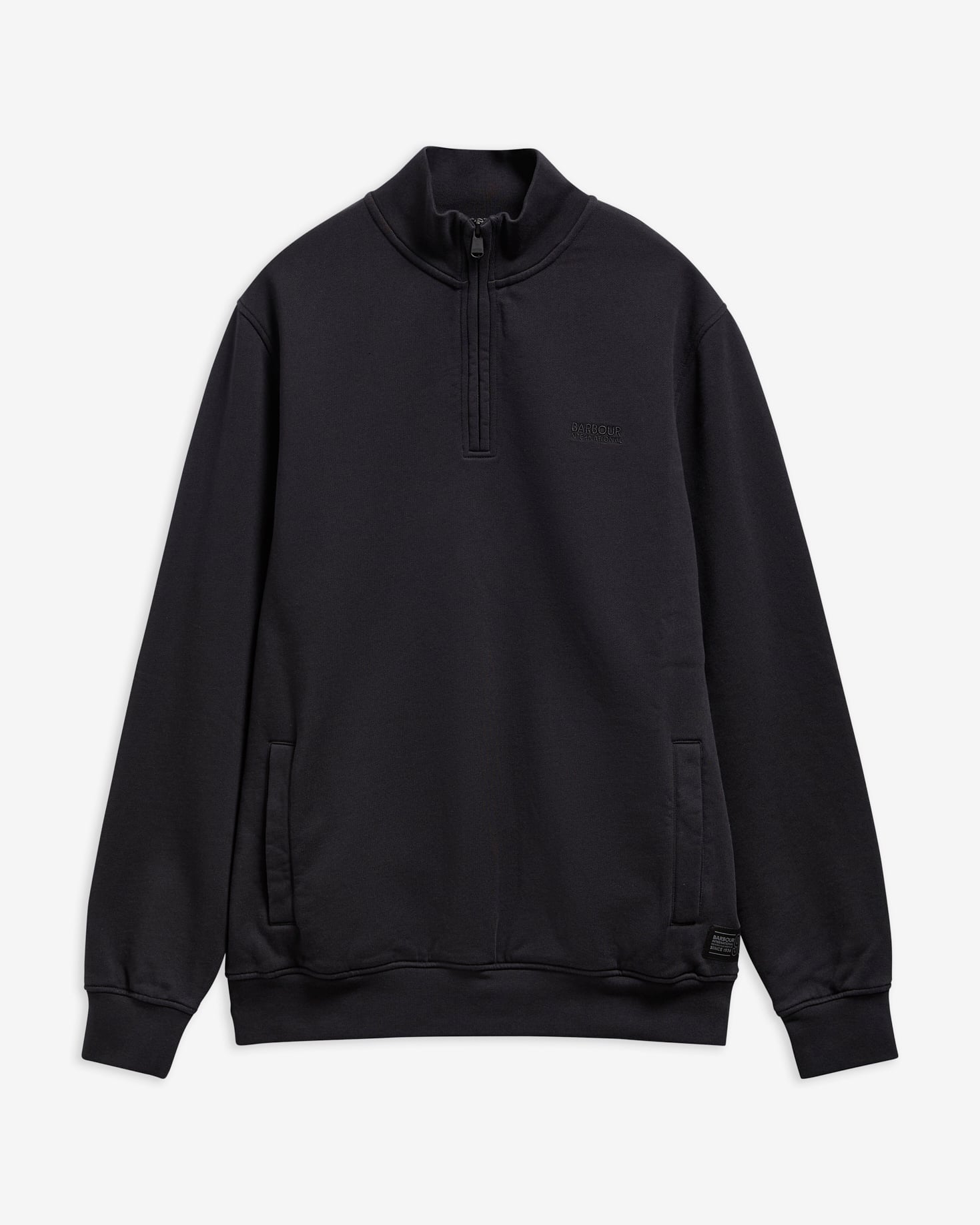 B.Intl Sweatshirt 90th Anniversary Half-Zip Black
