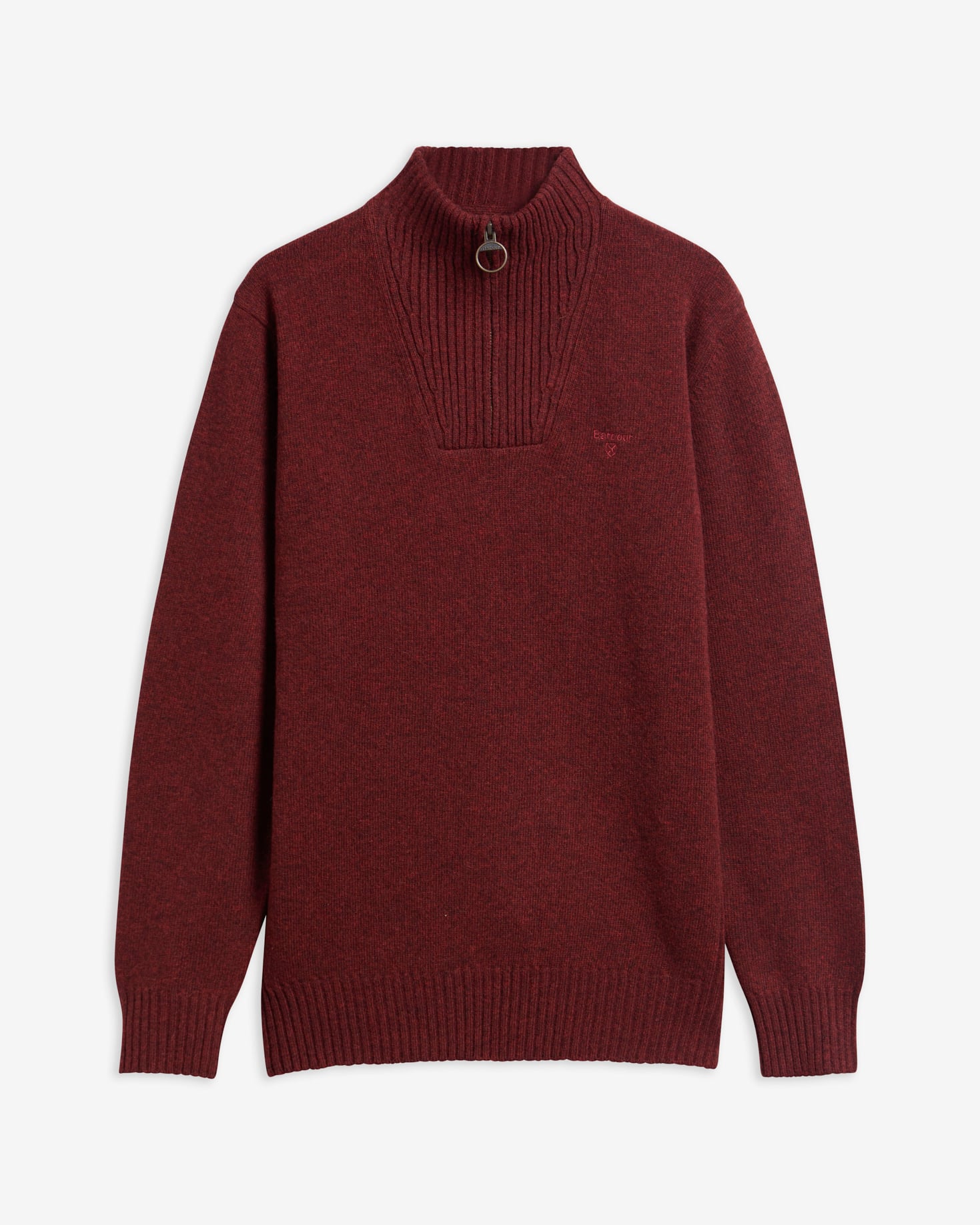 Pullover Essential Half Zip Russet