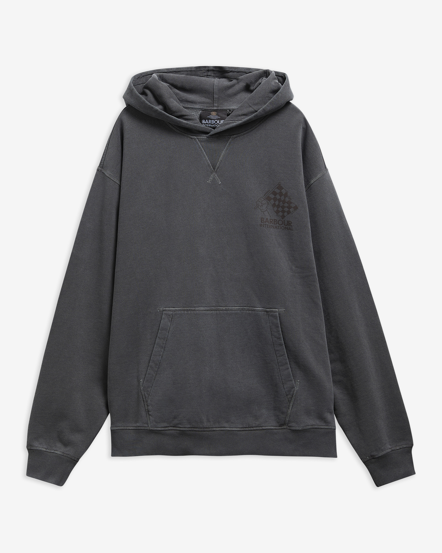 Eric Graphic Hoodie Black