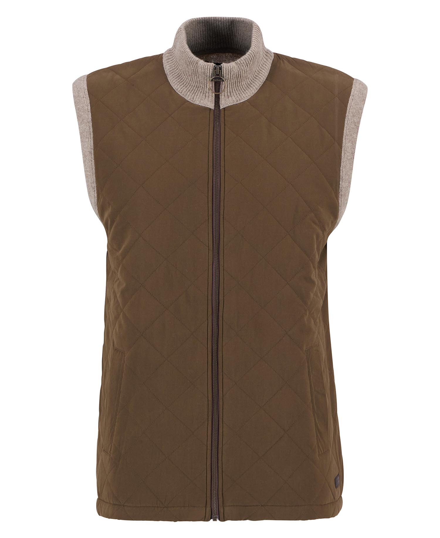 Shoveler Knitted Gilet Stone