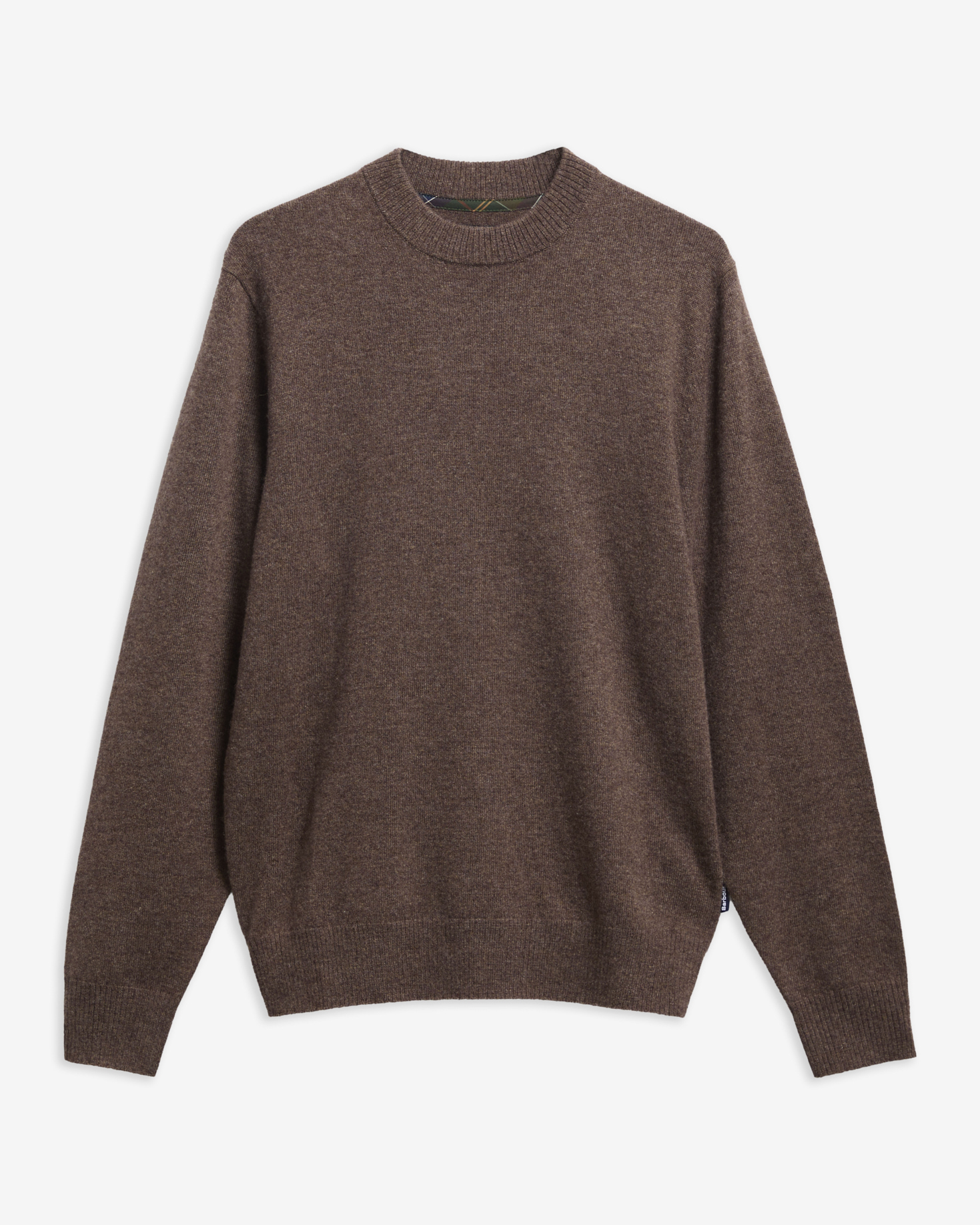 Pure Cashmere Crew Neck Jumper Major Brown