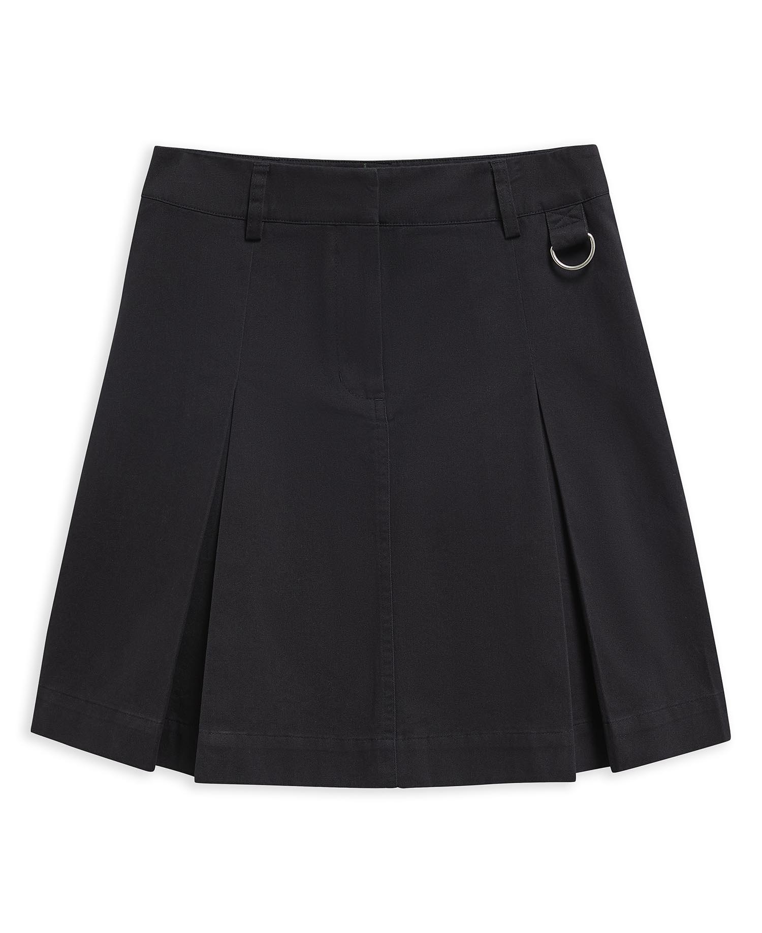 Aylesby Pleated Mini Skirt Dark Navy