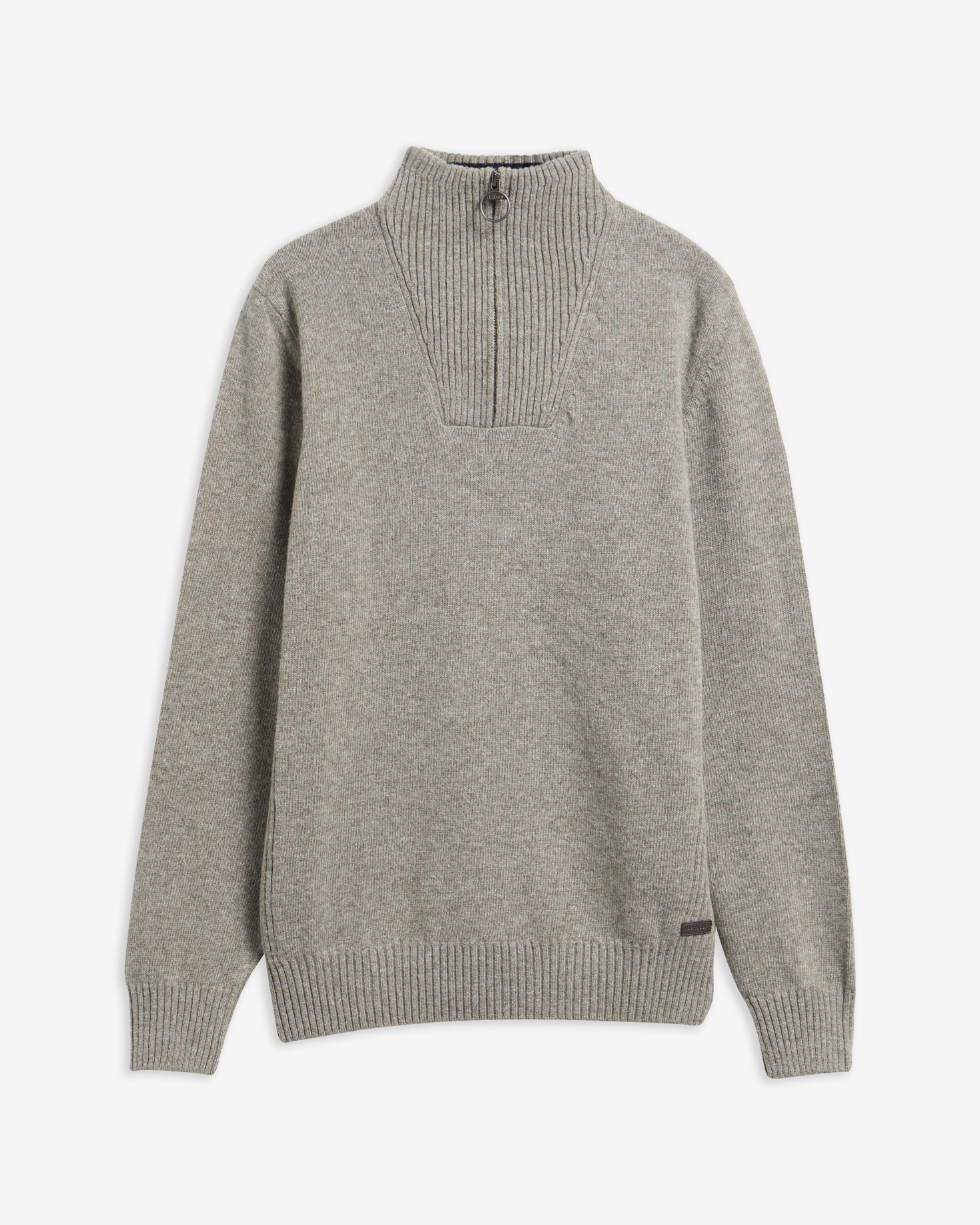 Nelson Essential Quarter-Zip Jumper Shadow Green