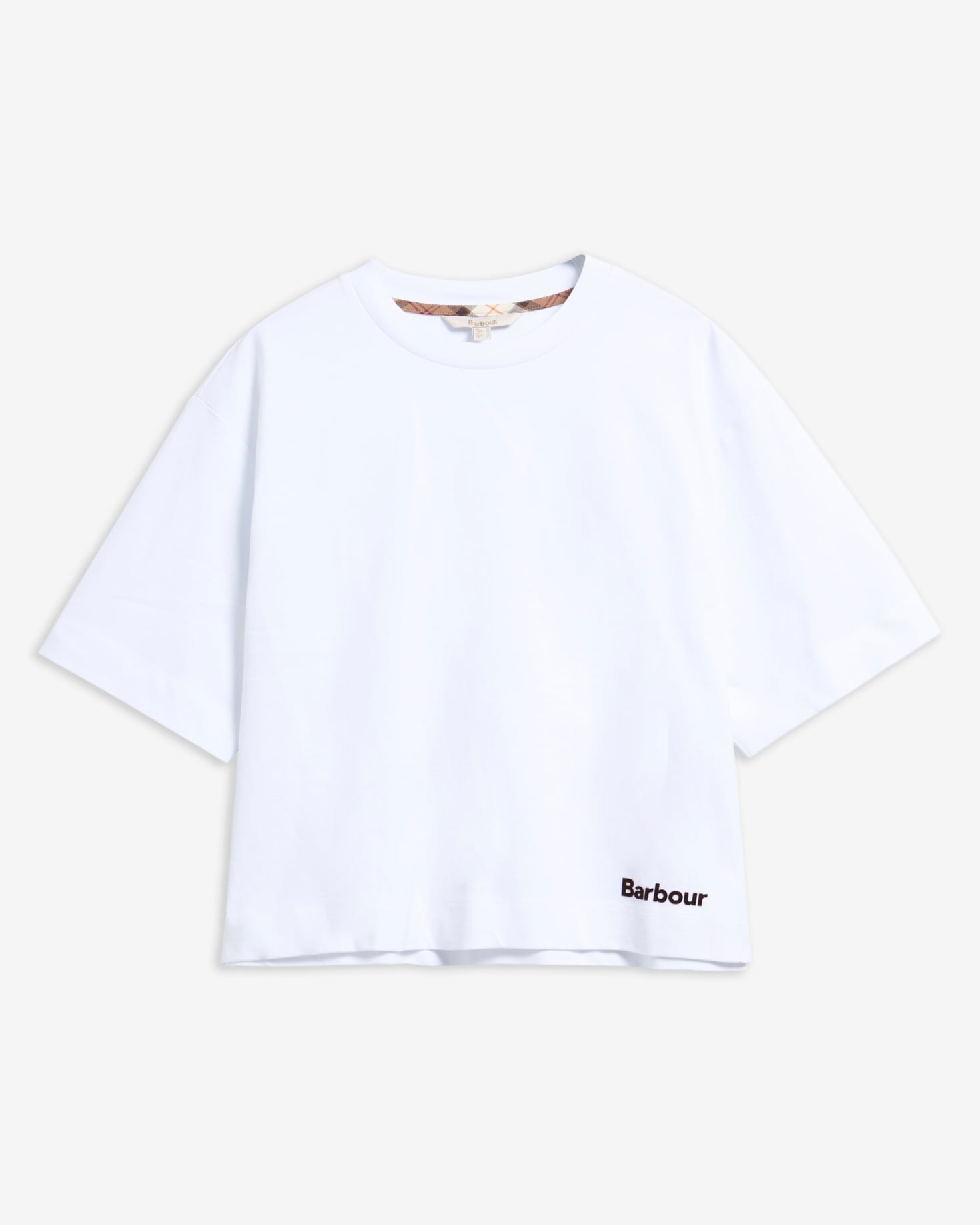 Barbour T-Shirt Willowmere Oversized White