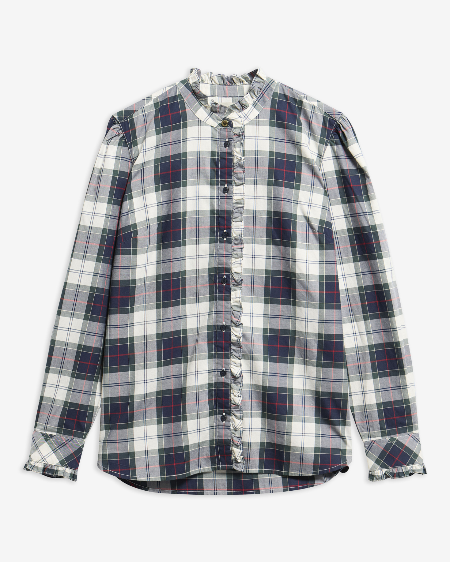 Barbour Hemd Aspen Relaxed Fit Lt Evergreen Tartan