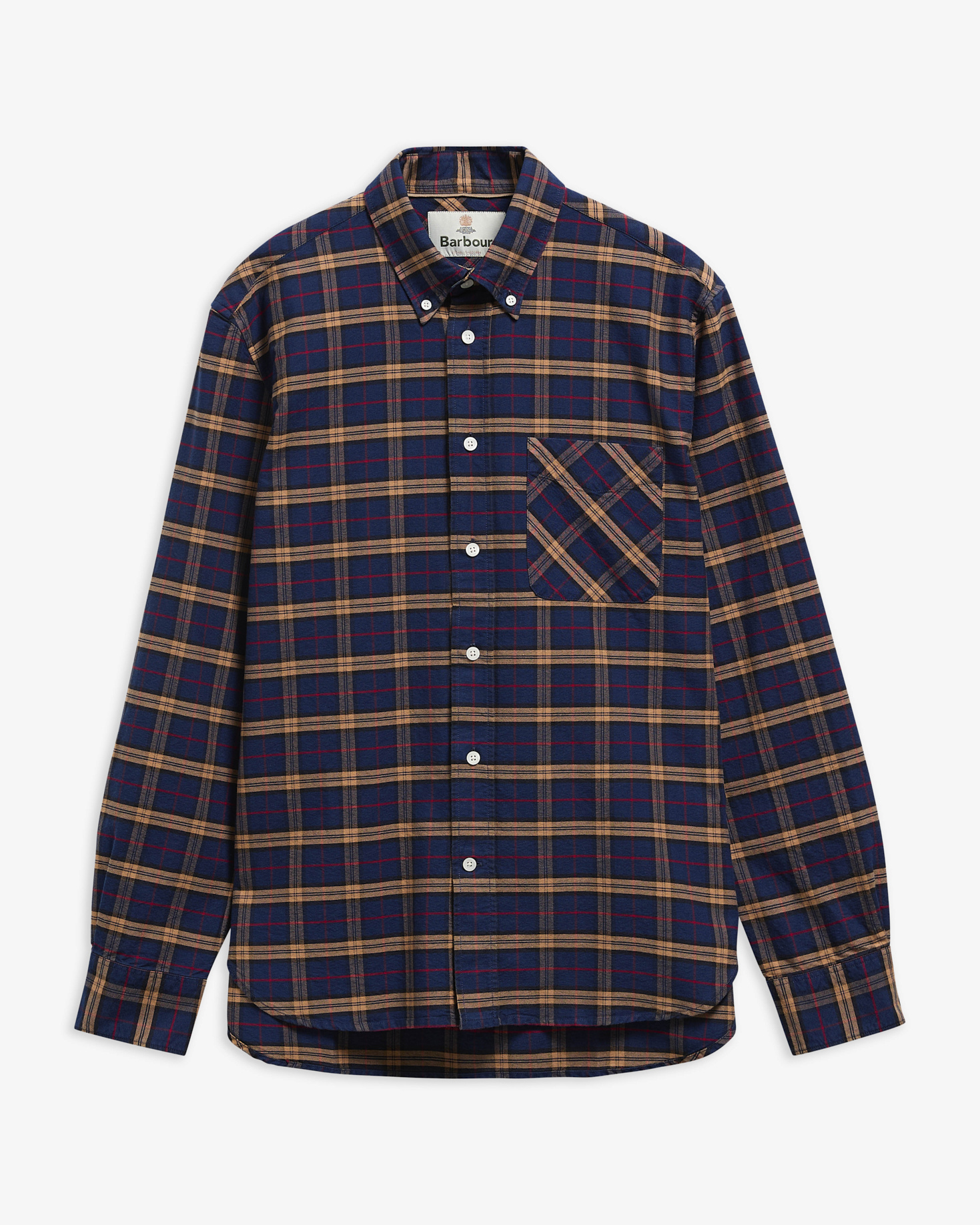 Forth Authentic-Fit Long-Sleeved Shirt Deep Blue