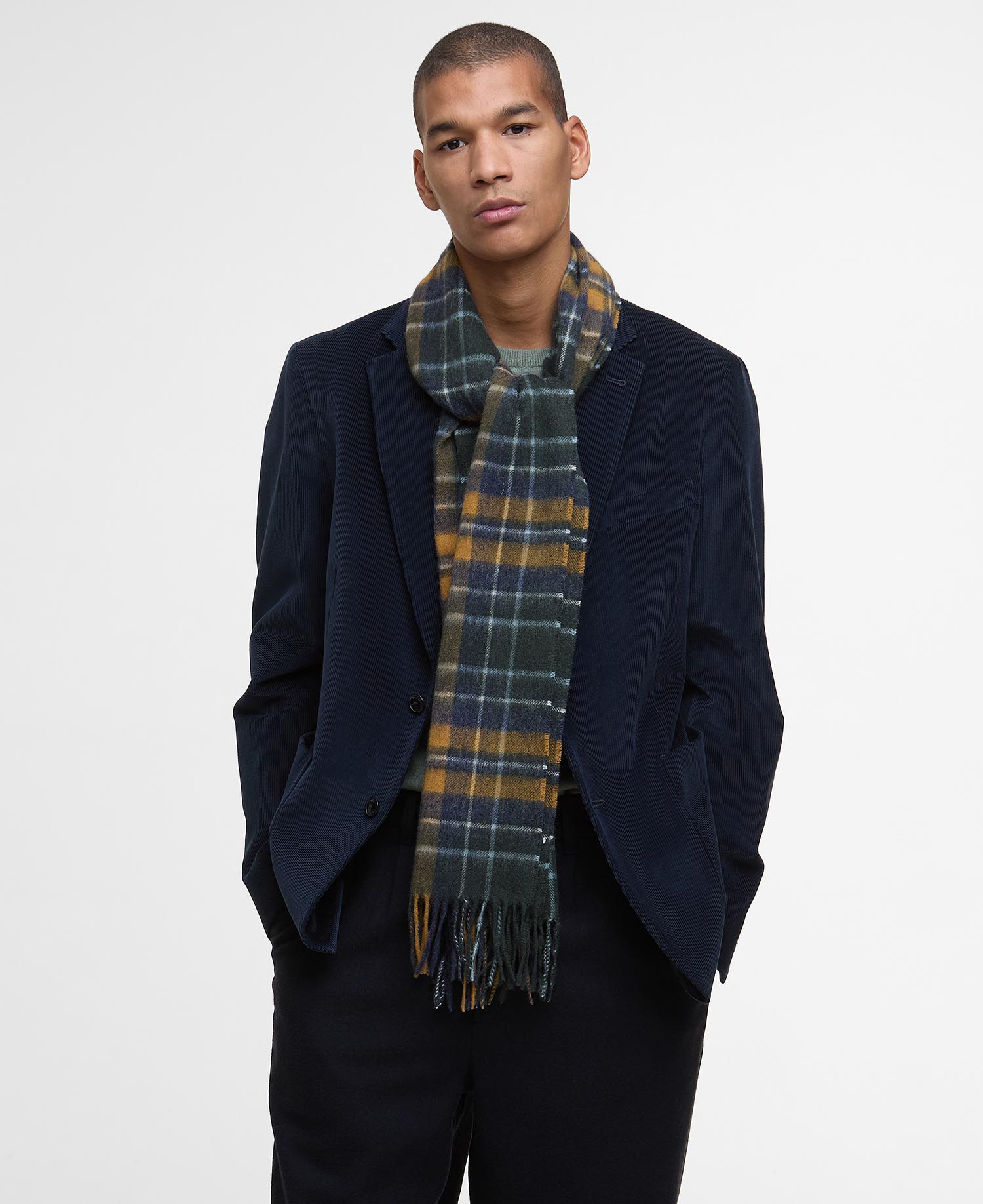 Sciarpa New Check Tartan Forest/Bronze Brown