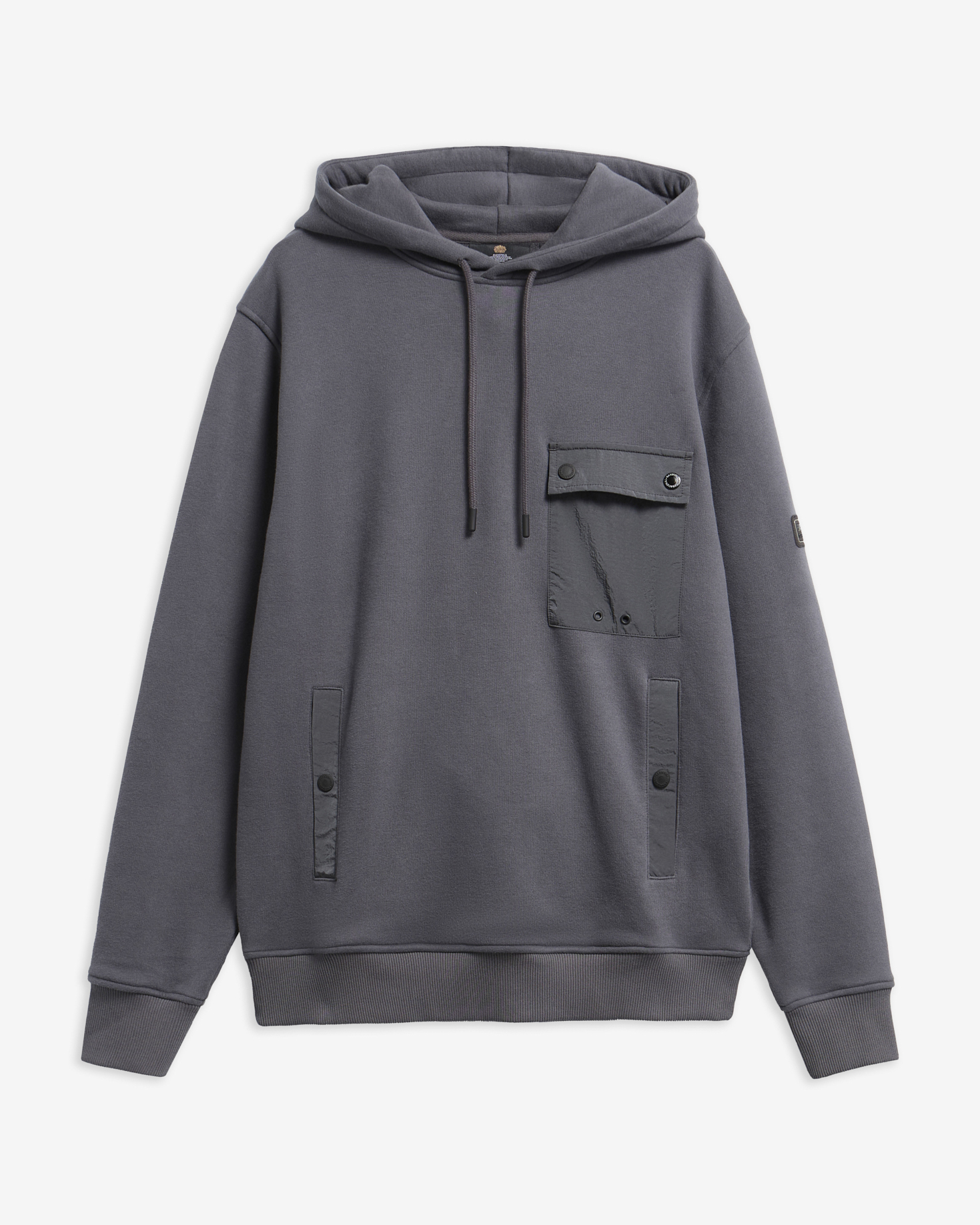 B.Intl Hoodie Inline Asphalt