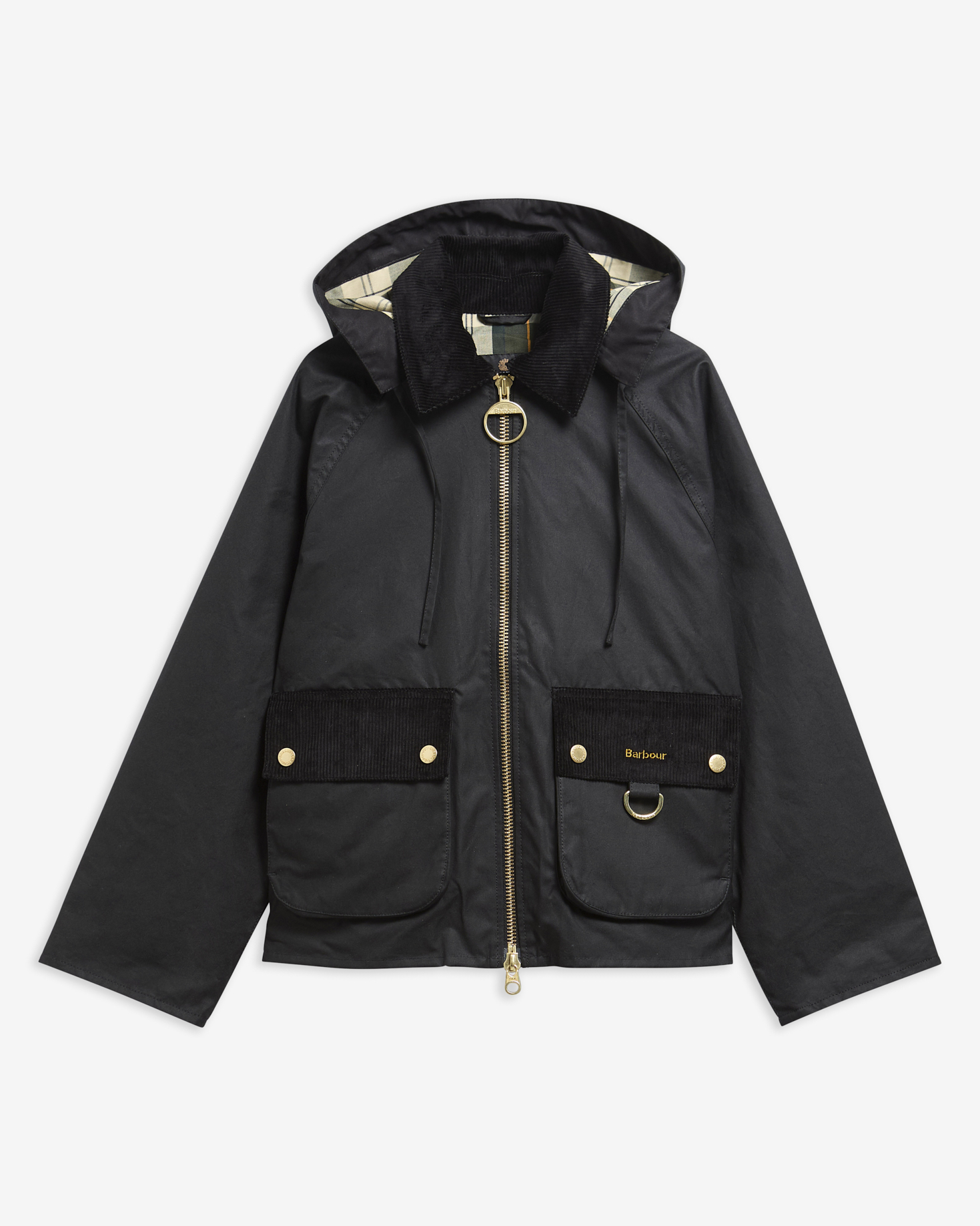 Carville Waxed Jacket Black/Ancient