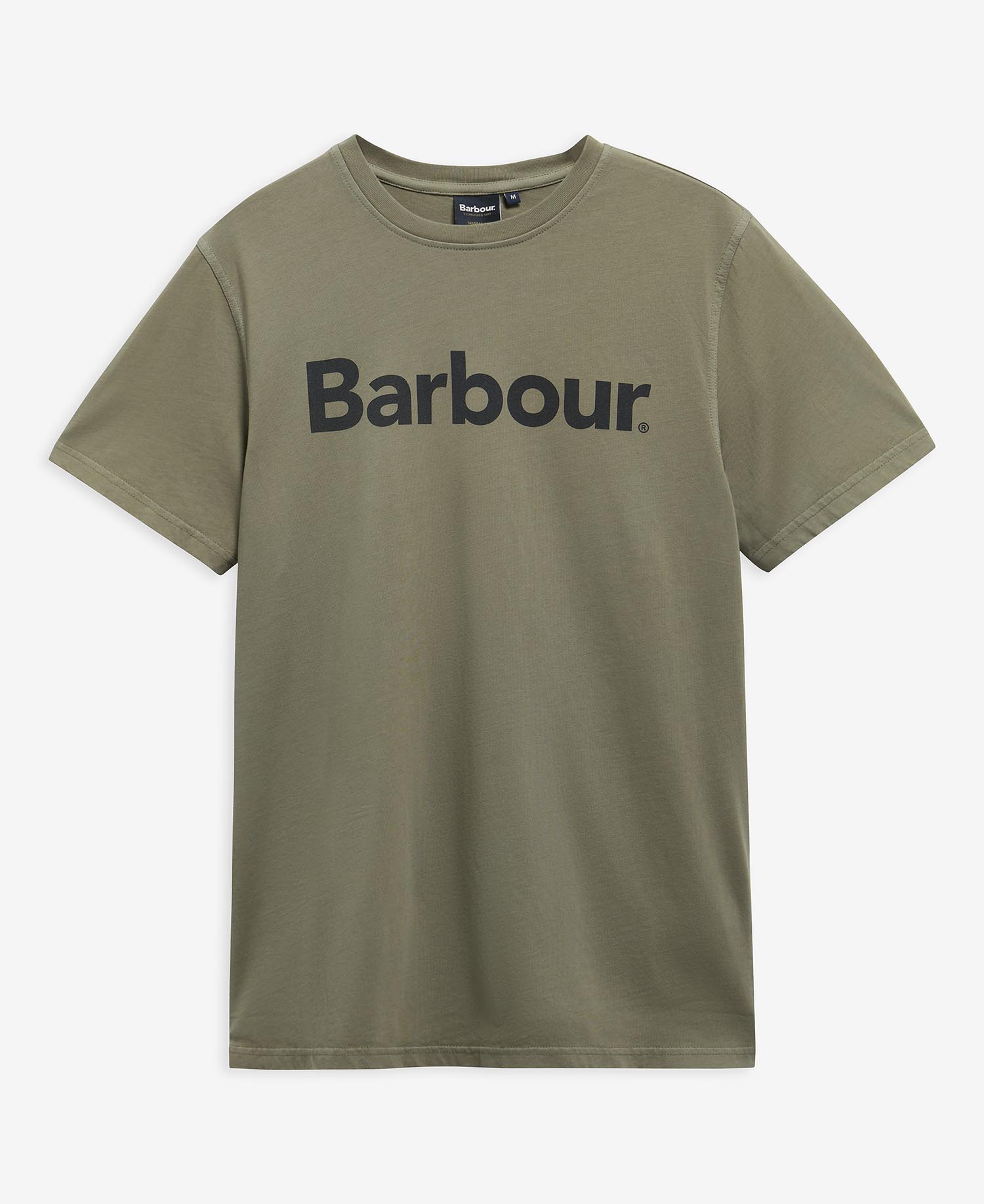 Washington Overdyed Logo Tailored T-Shirt Dusty Olive