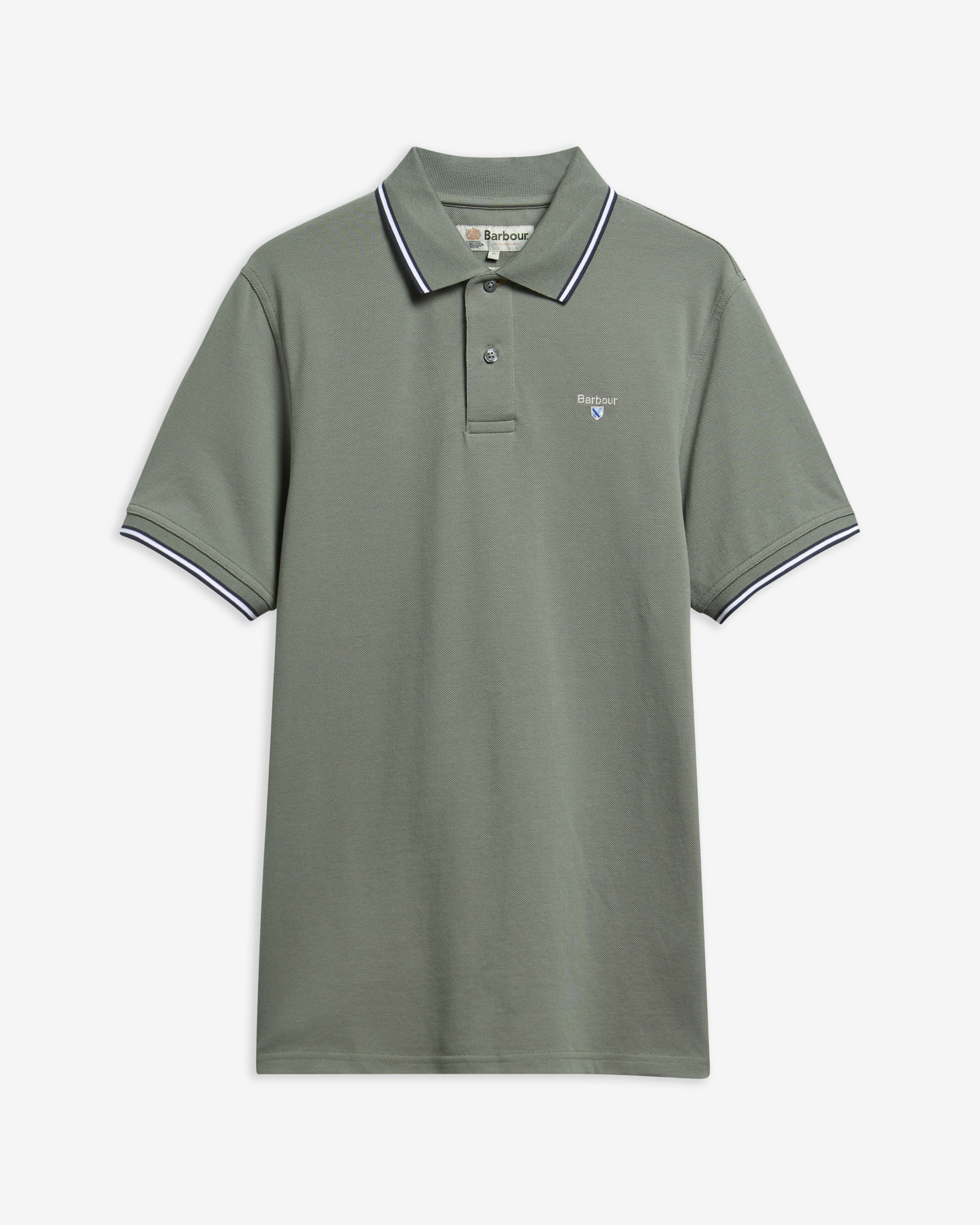 Fielding Tailored Short-Sleeved Polo Shirt Agave Green