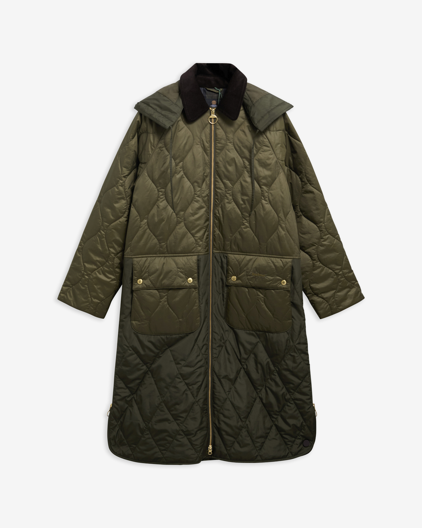 Giacca trapuntata Osbourne Olive/Fern/Mixed Tartan