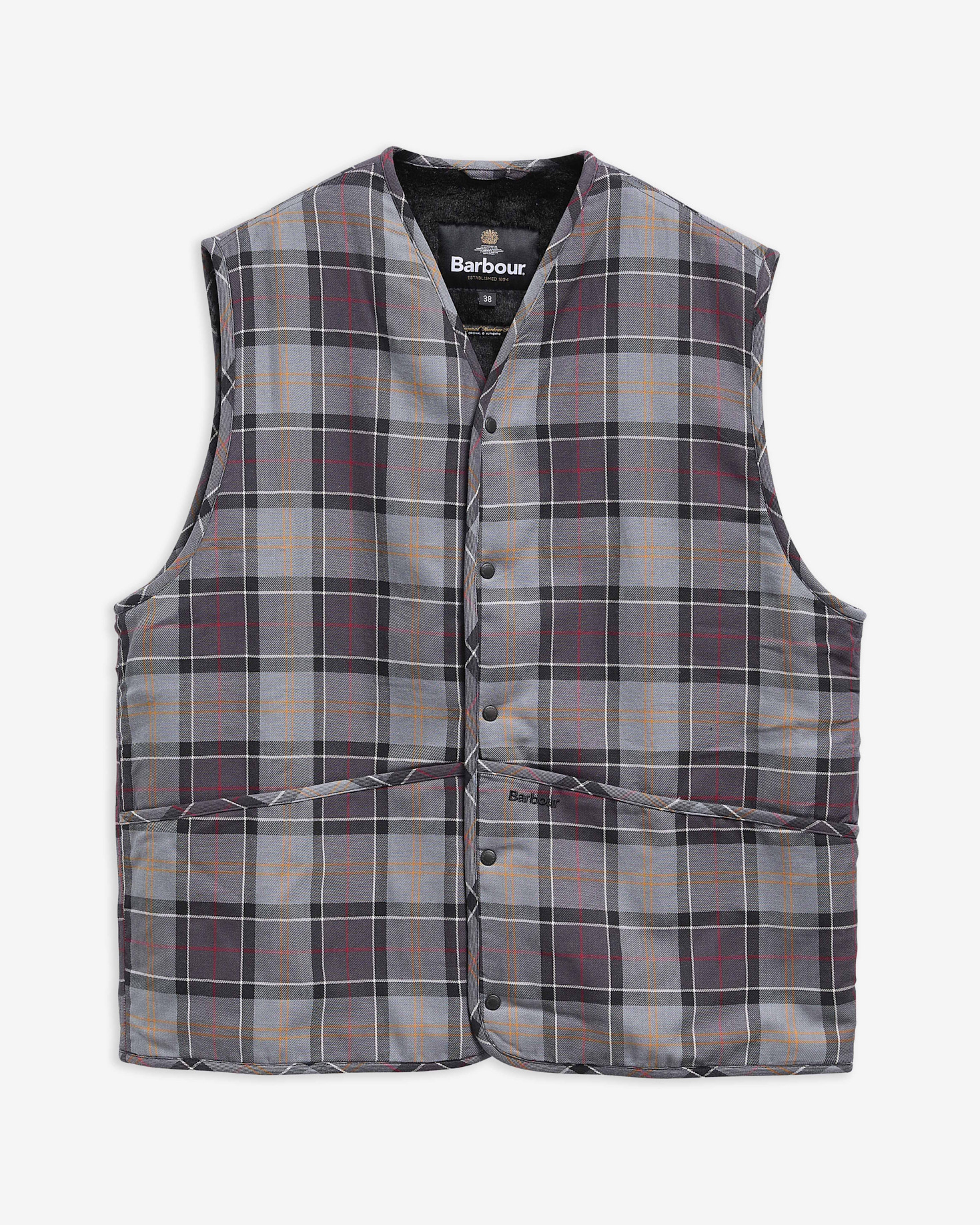 Gilet in tartan Modern