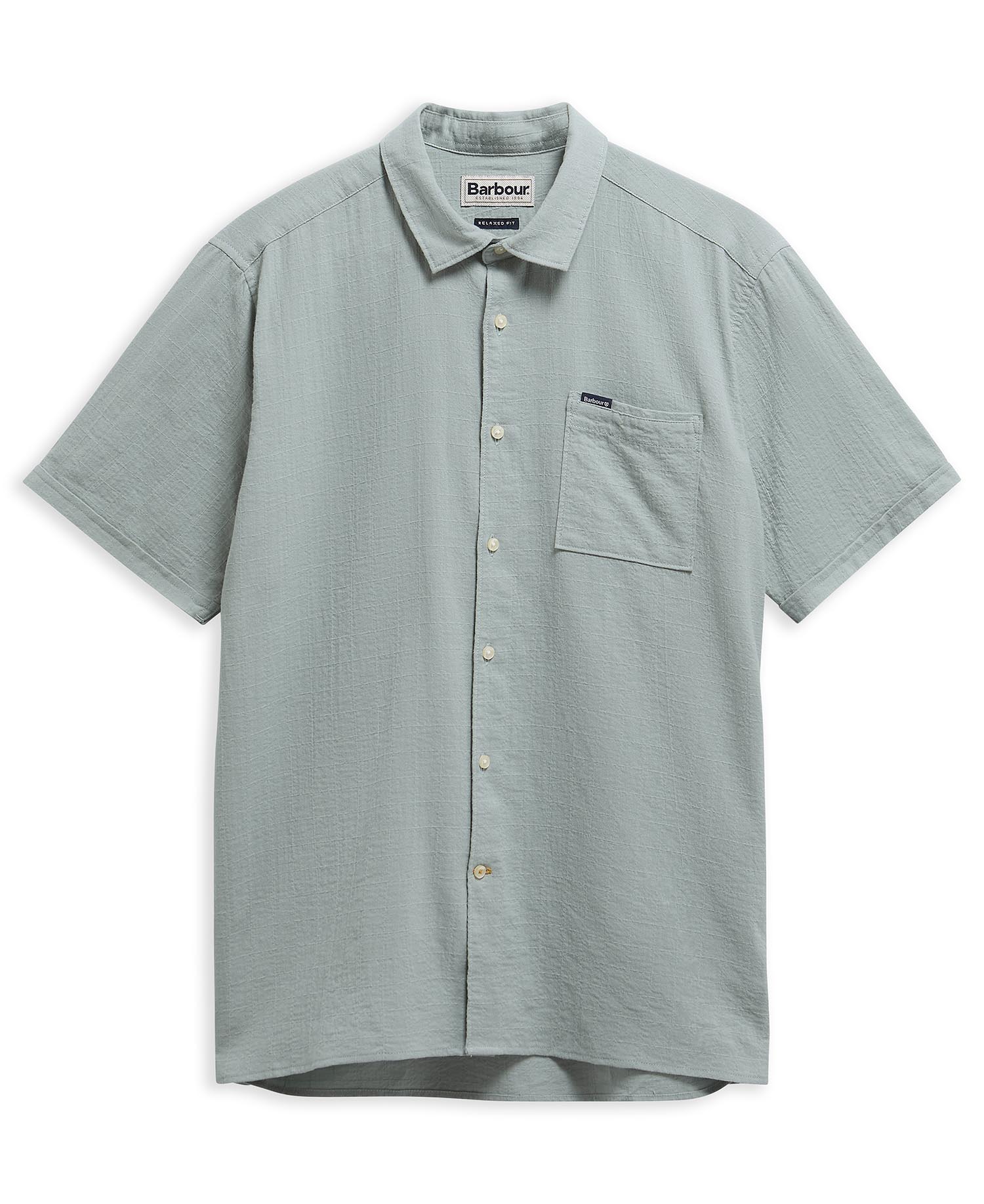 Kurzarmhemd Kingswood Ripstop Dusty Slate