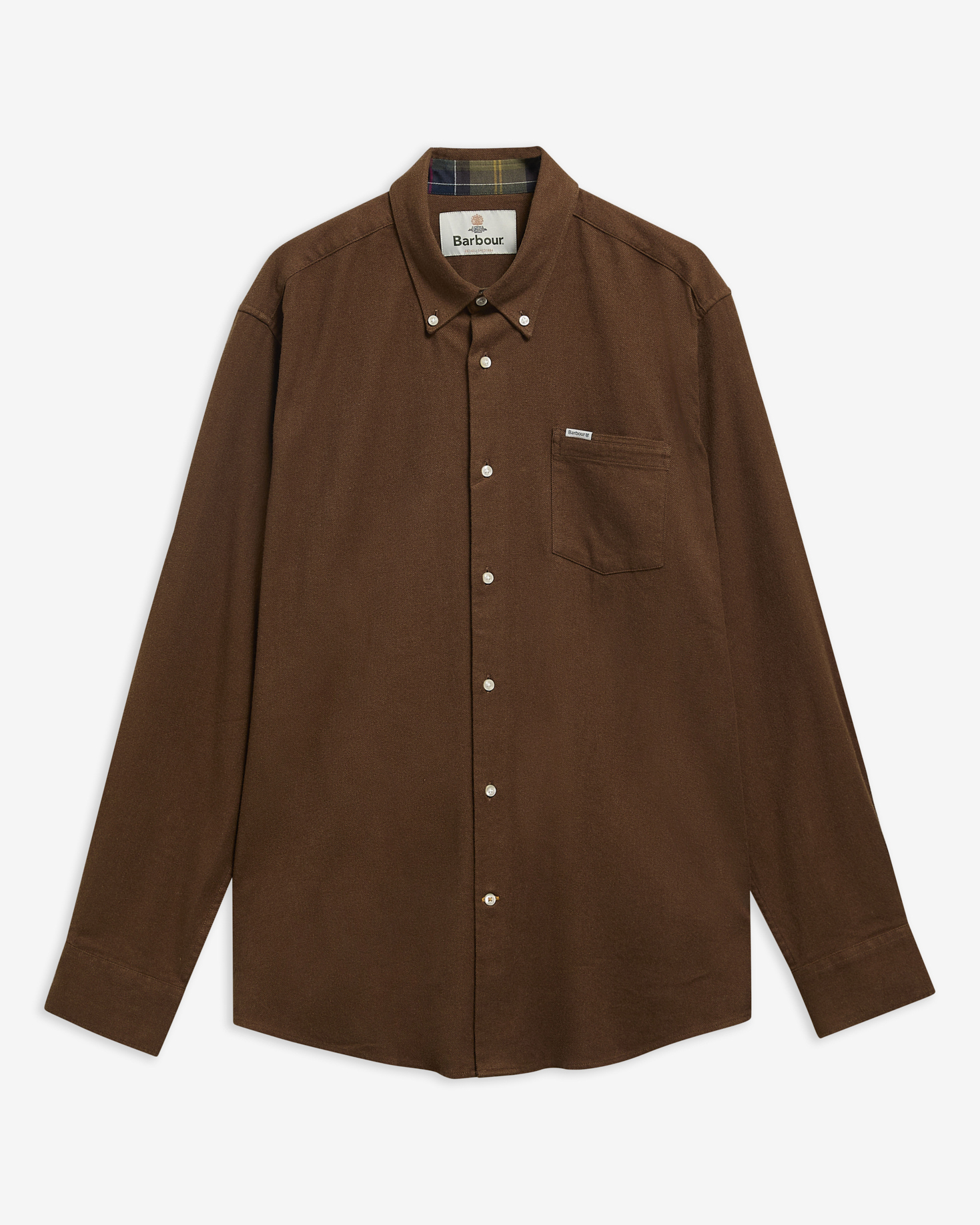 Sparrowhill Regular Long-Sleeved Shirt Dark Sand