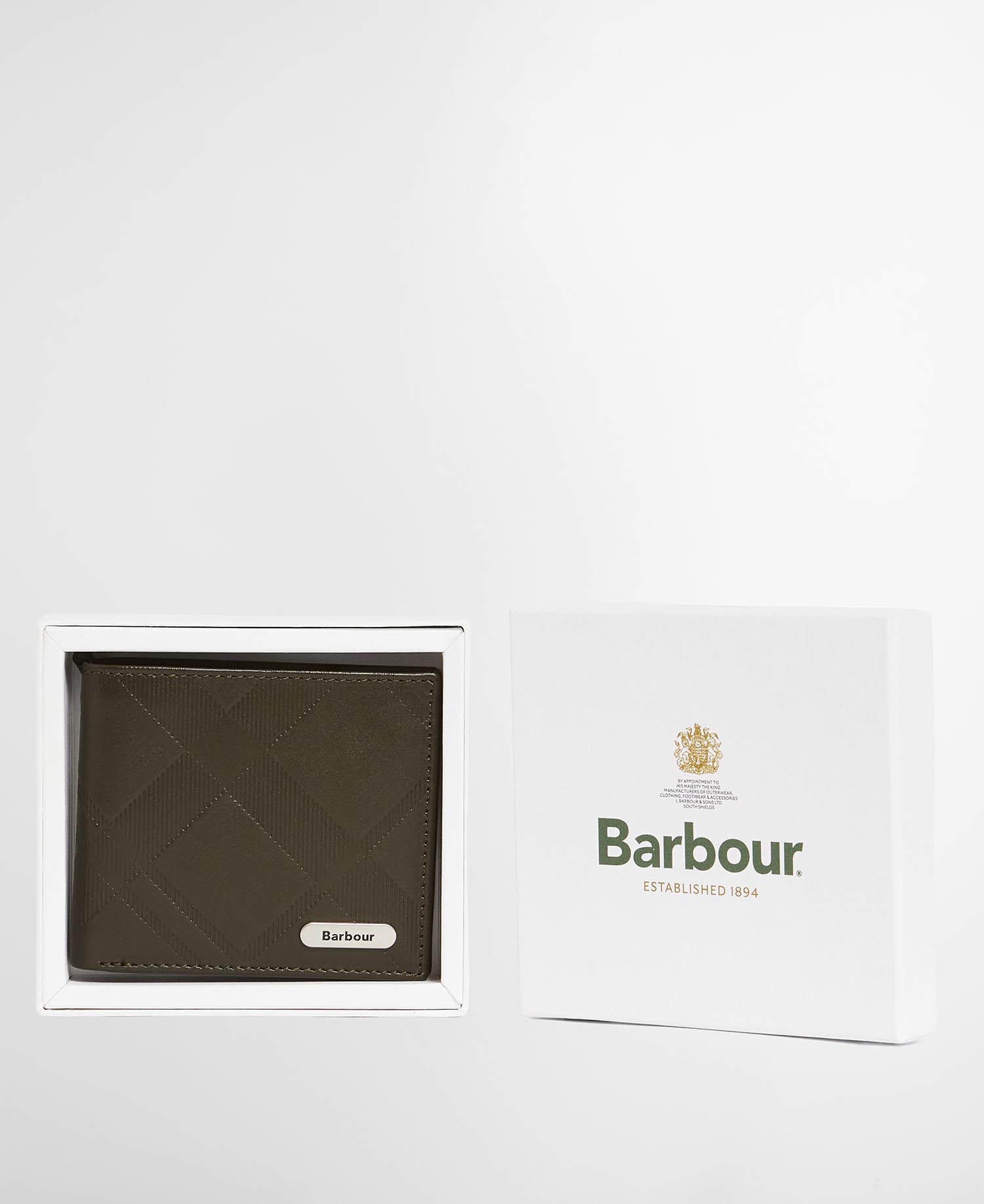 Brunton Leather Wallet Dark Olive