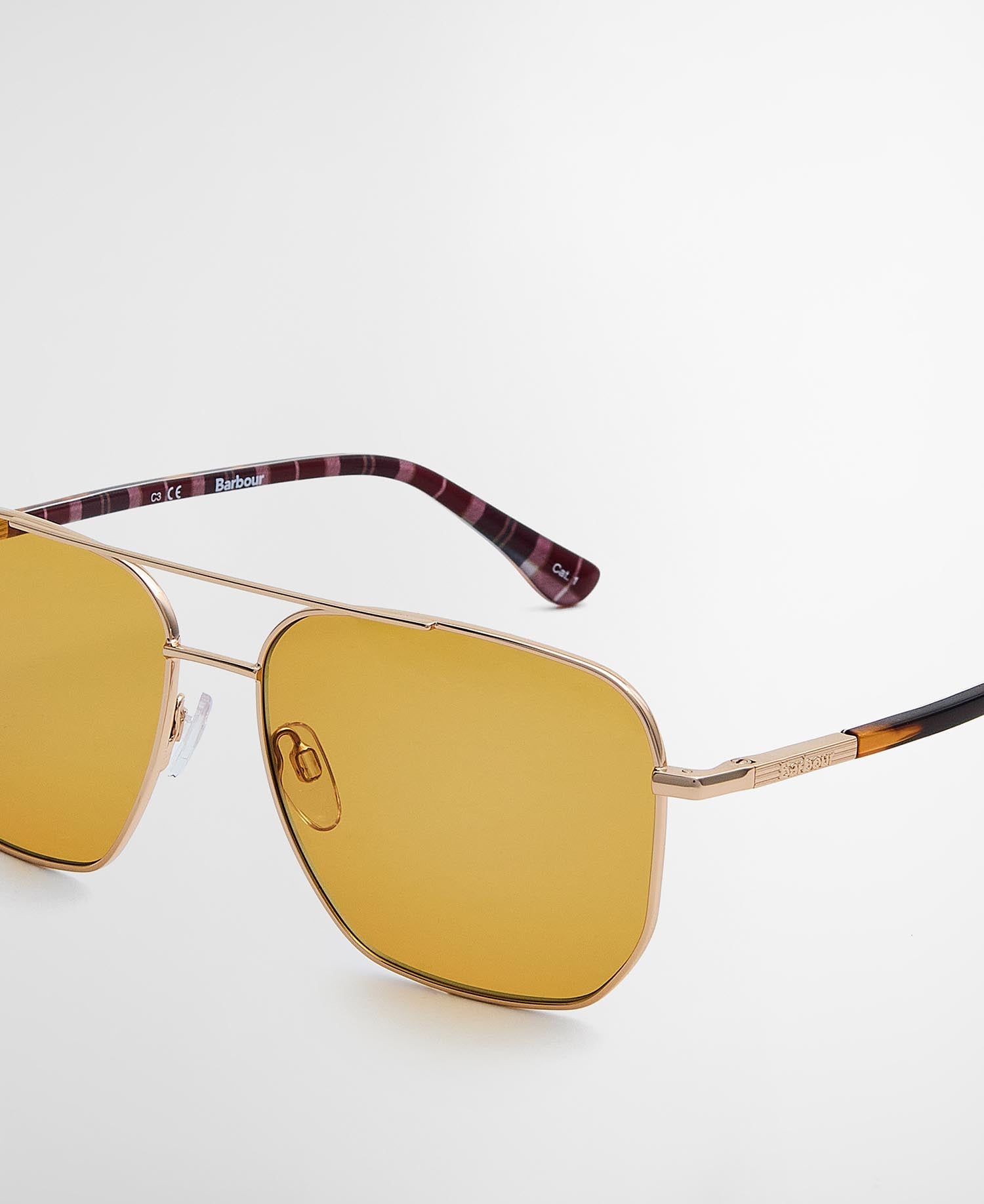 Metal Navigator Sunglasses c3 Gold