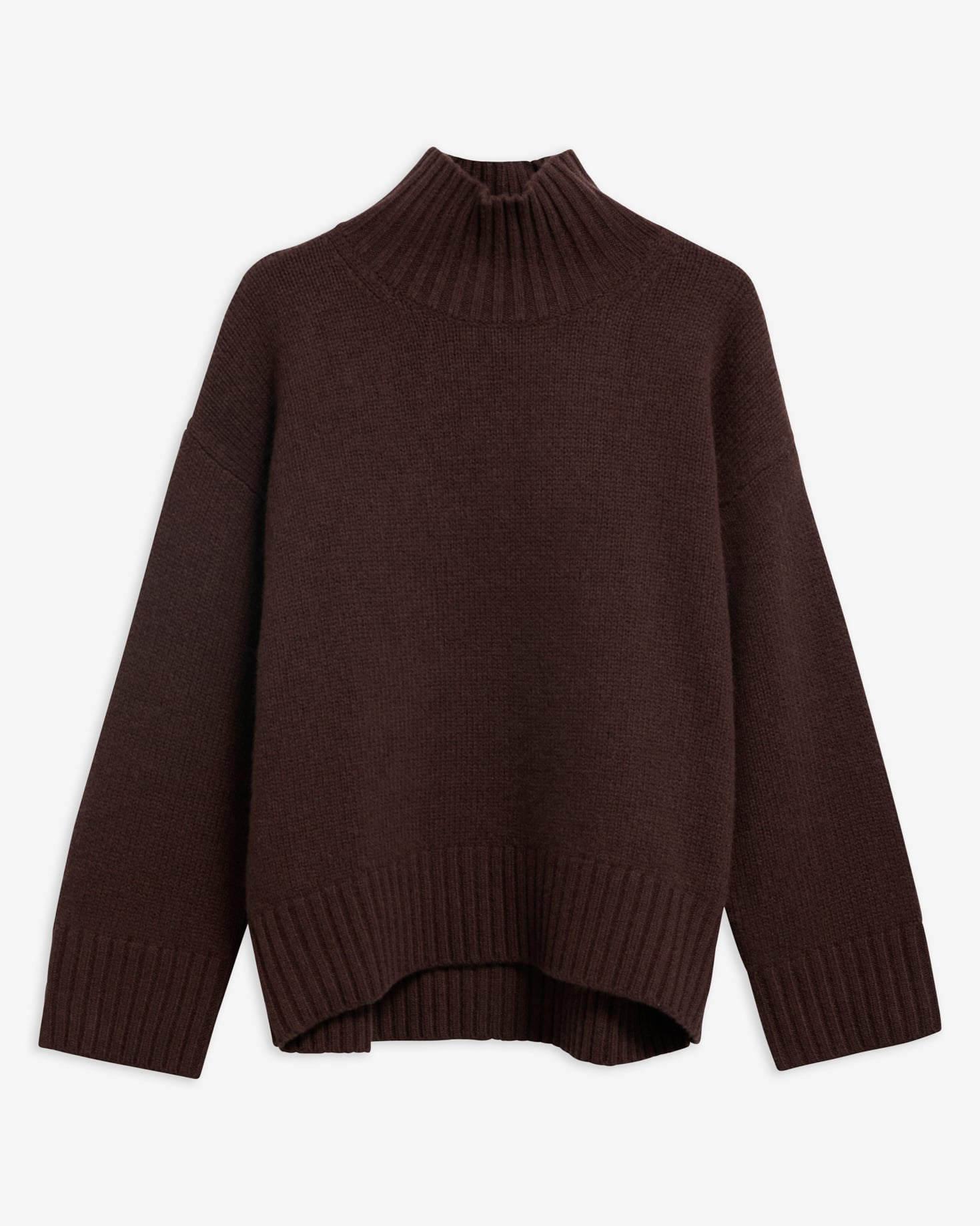 Woodhouse Cashmere-Blend Funnel Neck Jumper Rustic