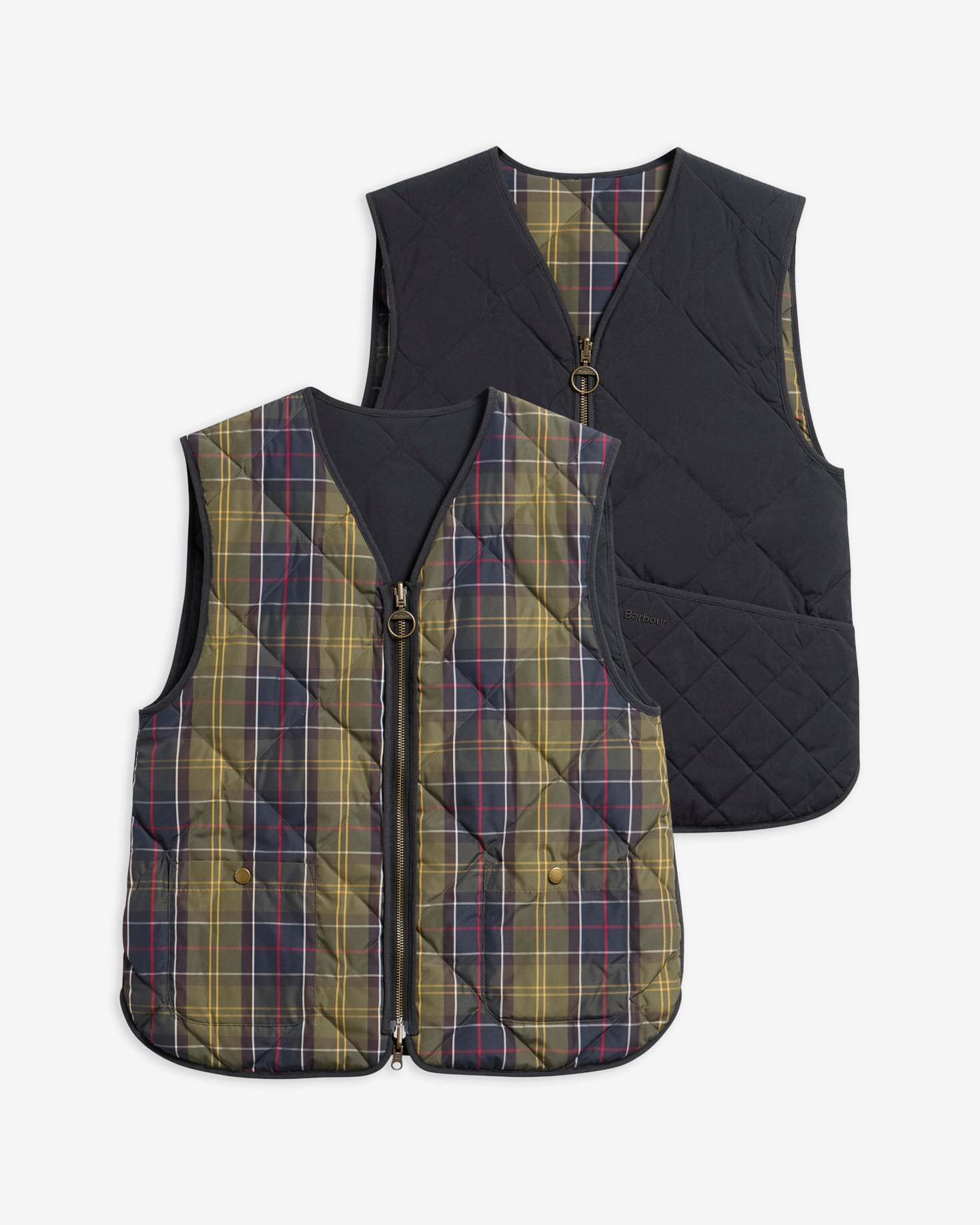 Gillian Reversible Down Puffer Gilet Black/Classic