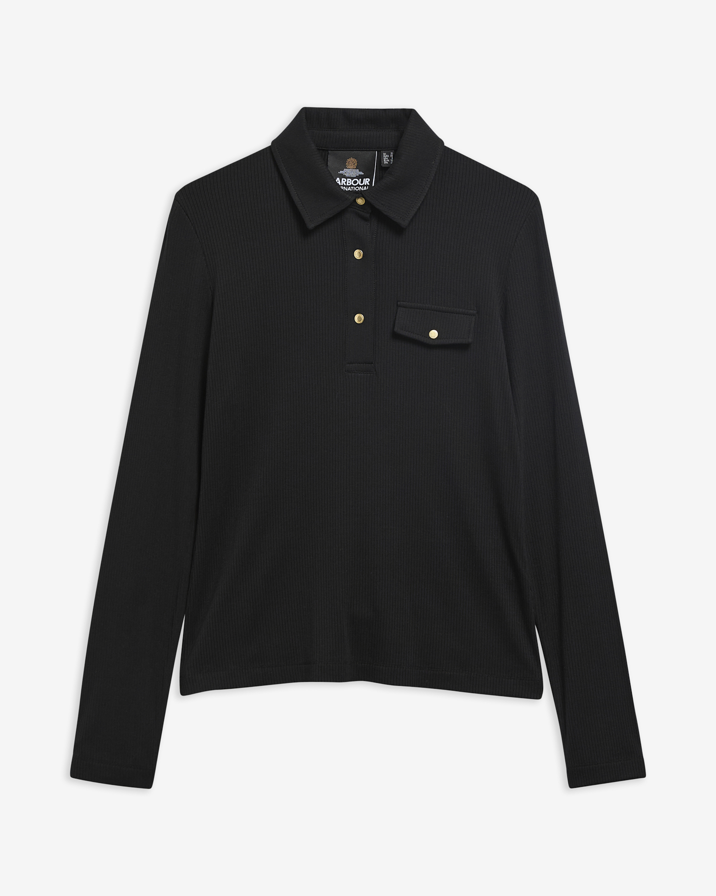 Top a maniche lunghe Ramona. Black