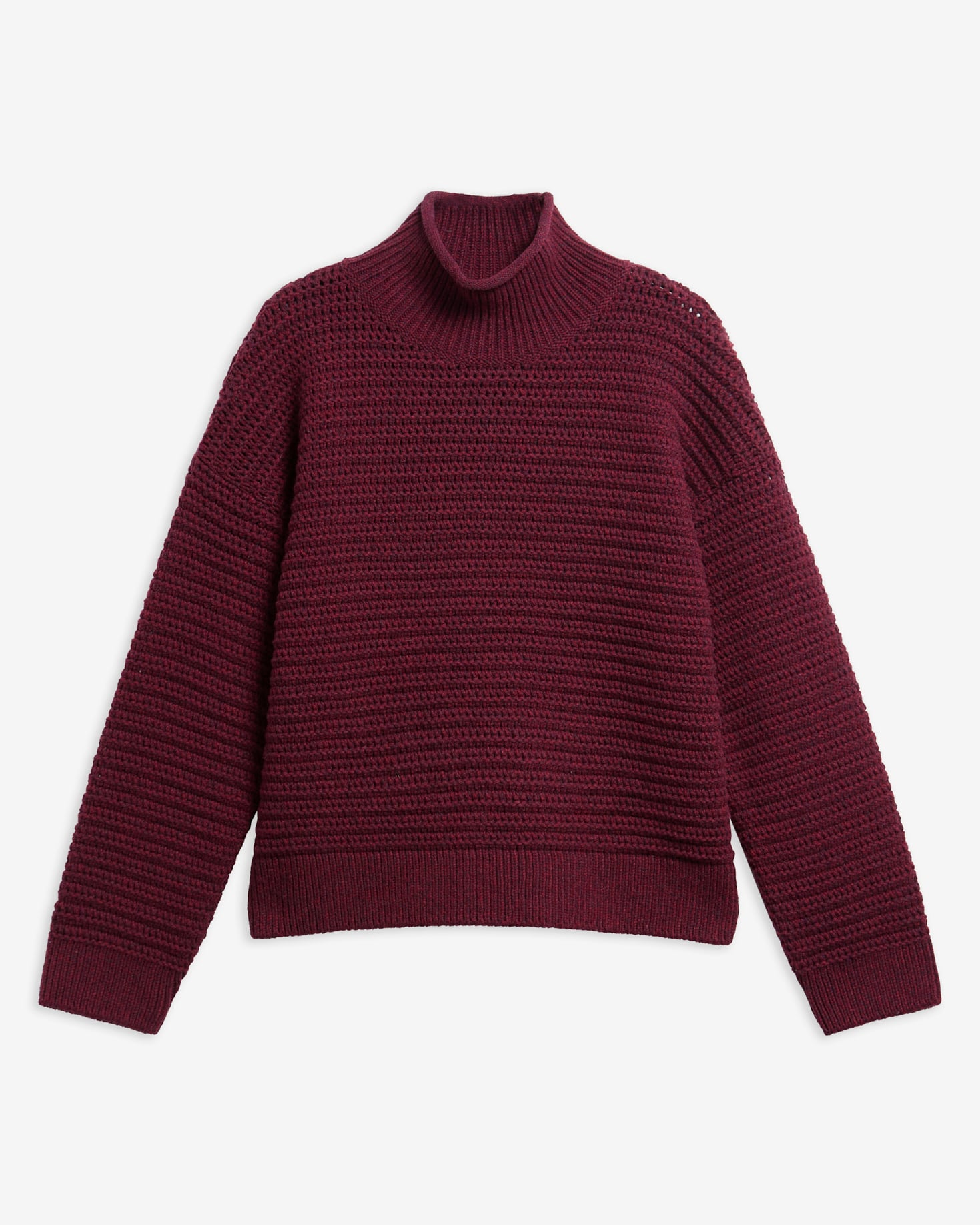 Rosamund Funnel Neck Jumper Fig