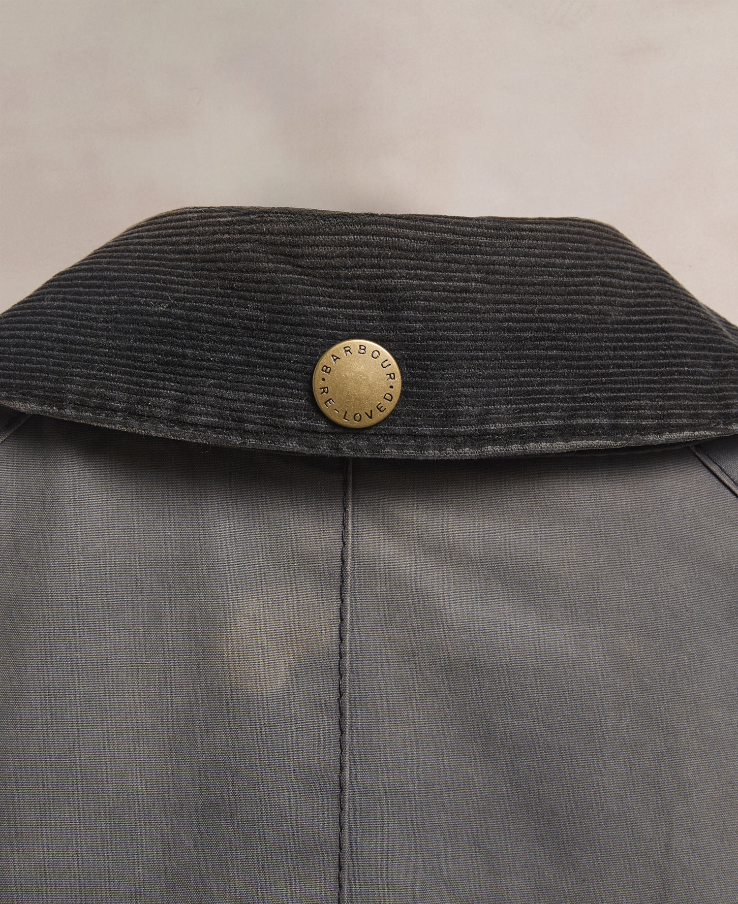 Barbour Re-Loved Men's Ashby Waxed Jacket - Size XL Navy
