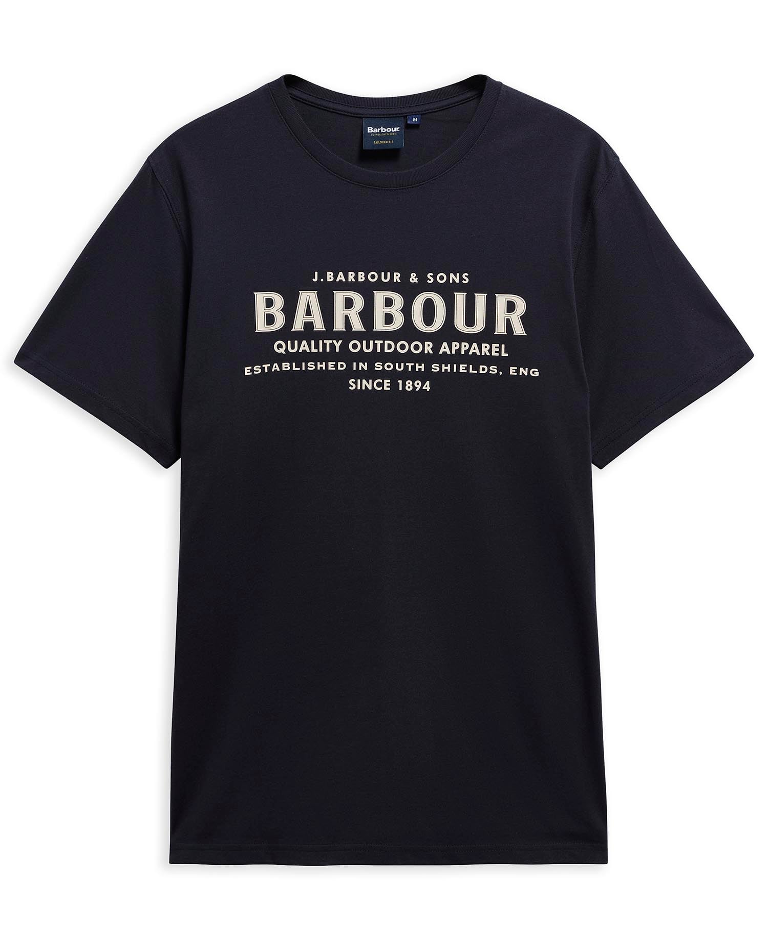 T-shirt con logo Moorside Dark Navy
