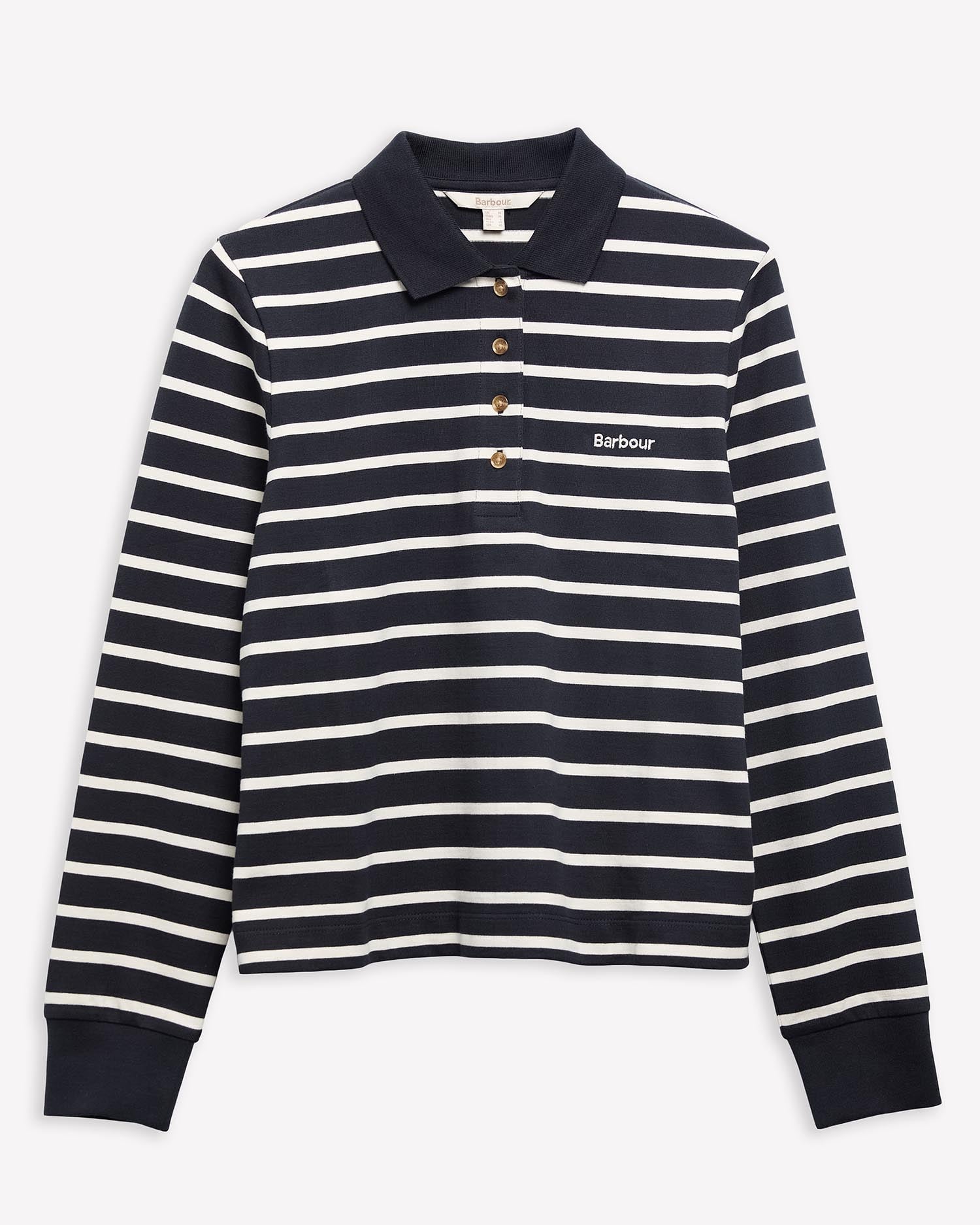 Camicia da rugby Ashwell con motivo a righe Dark Navy Stripe