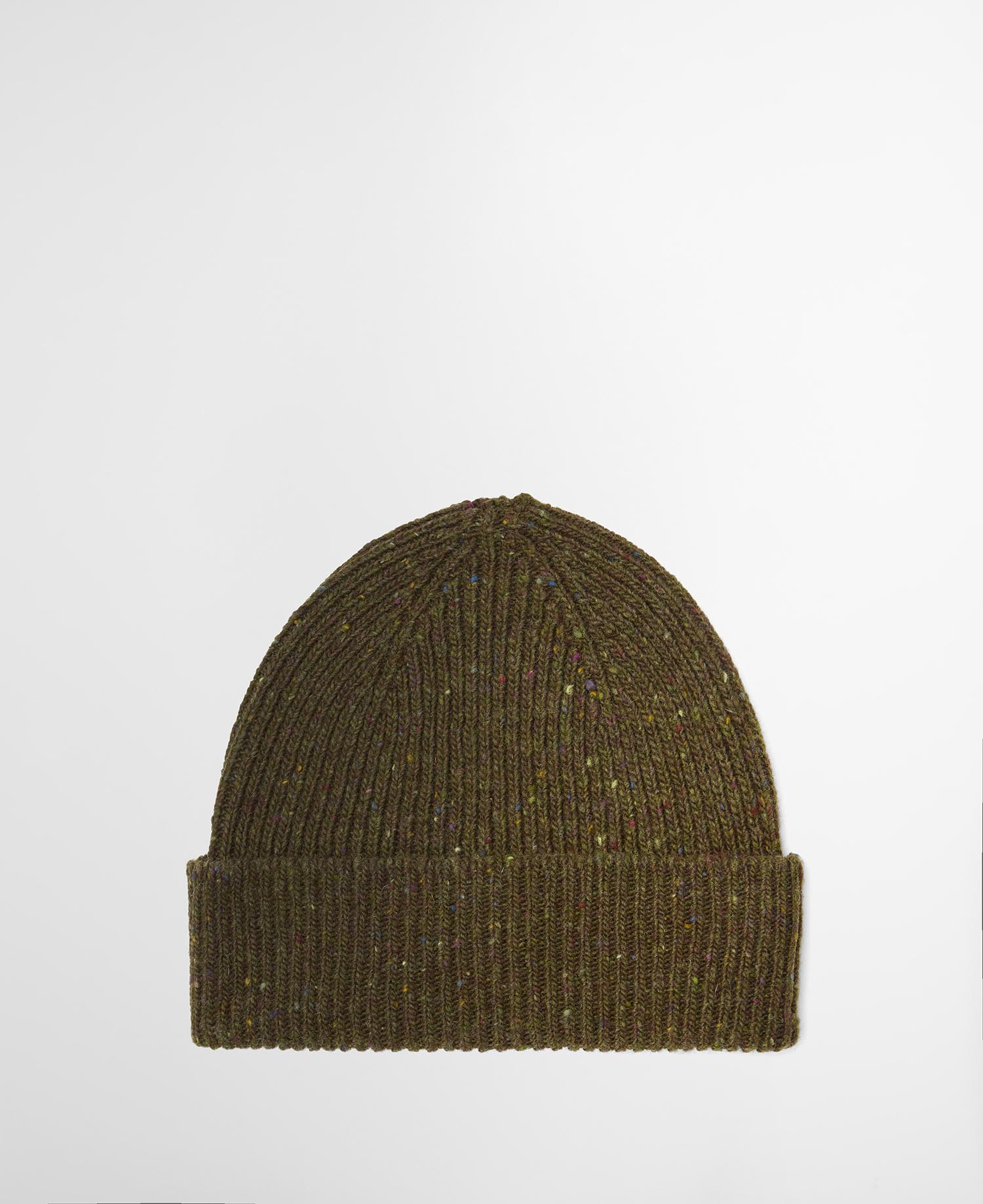 Barbour Beanie Scottish Donegal Tweed Olive