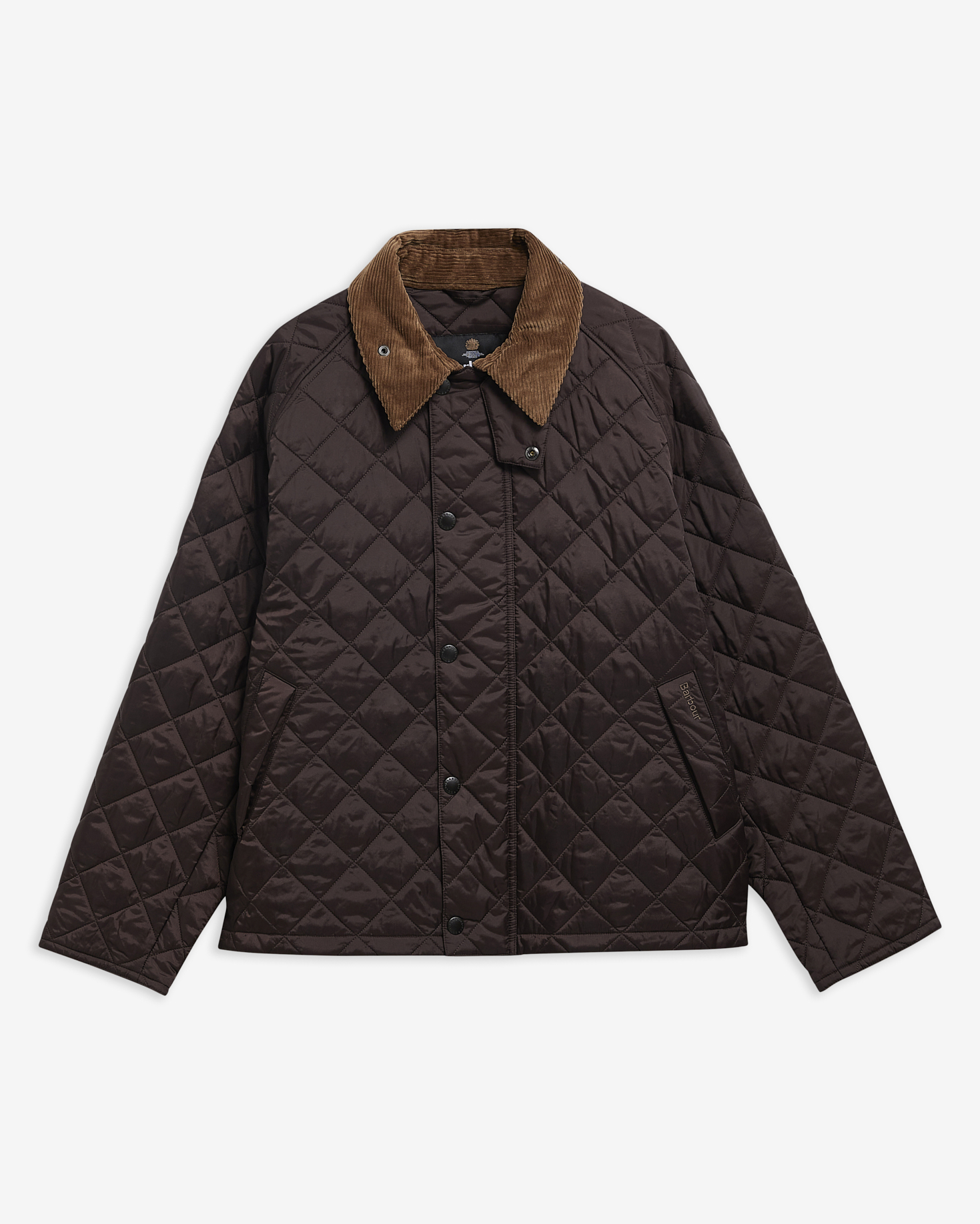 Steppjacke Oversized Transport Dark Brown