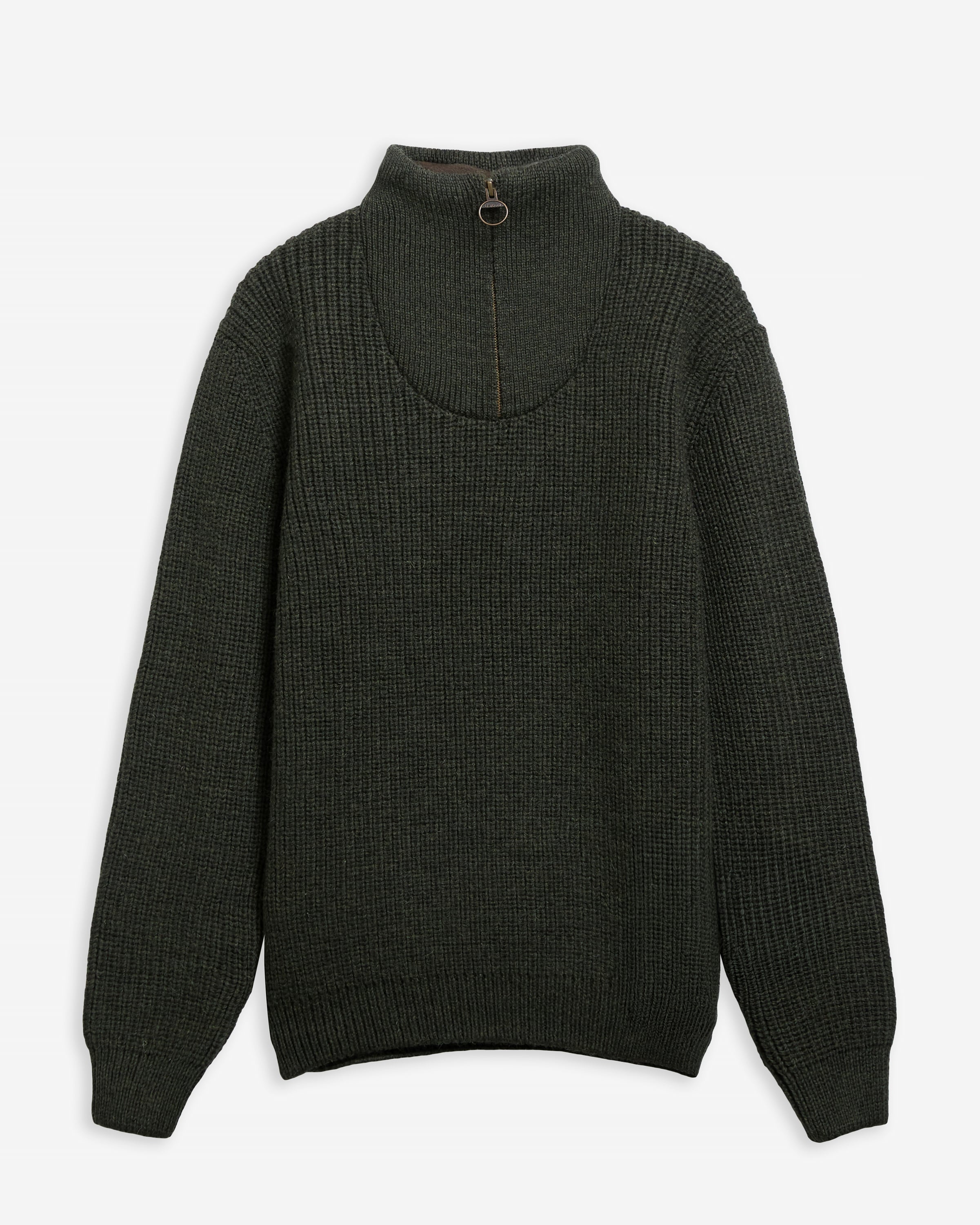 New Tyne Quarter-Zip Jumper Olive