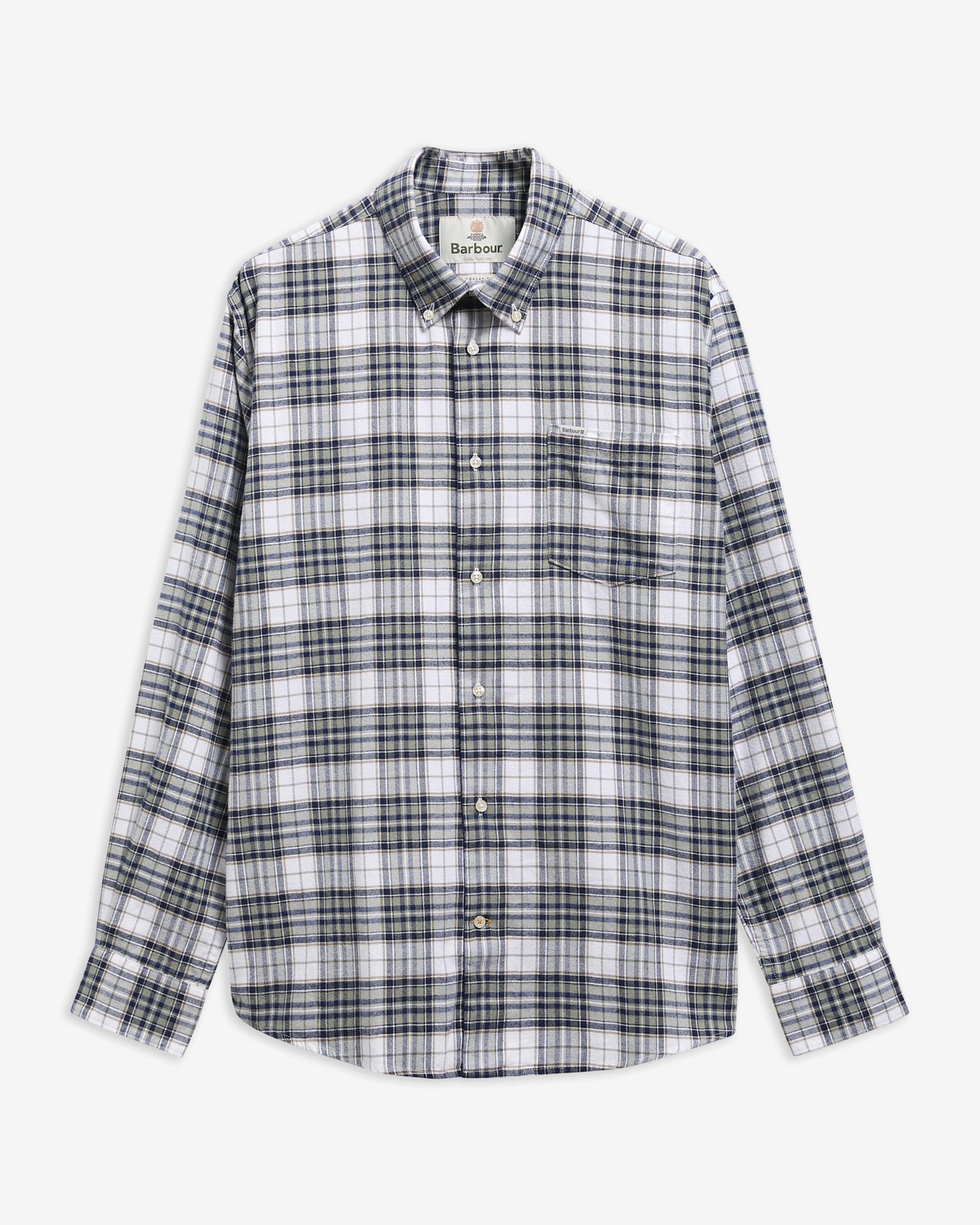 Camicia Telfield a maniche lunghe con vestibilit&agrave; regular Navy