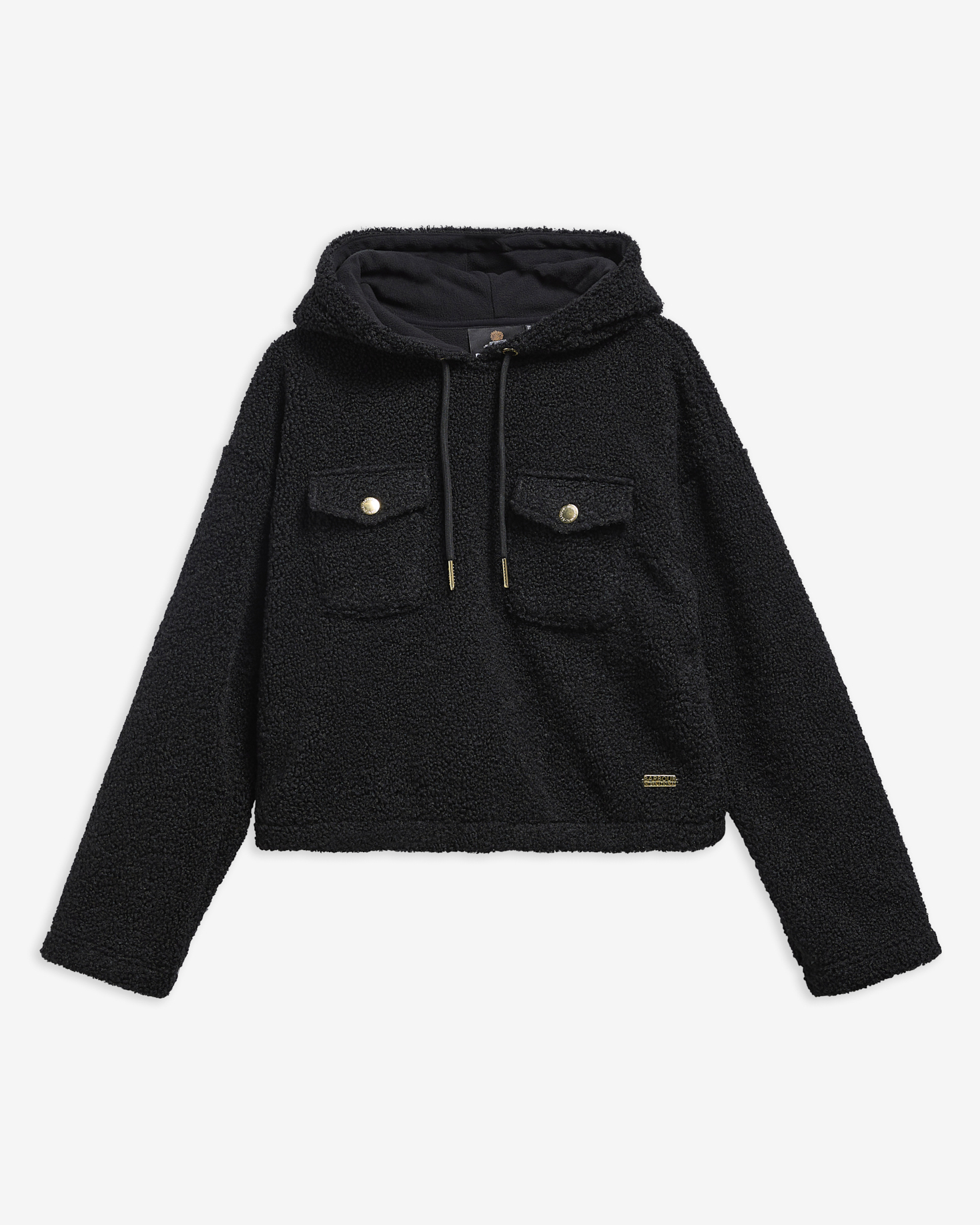 Lilah Fleece Hoodie Black