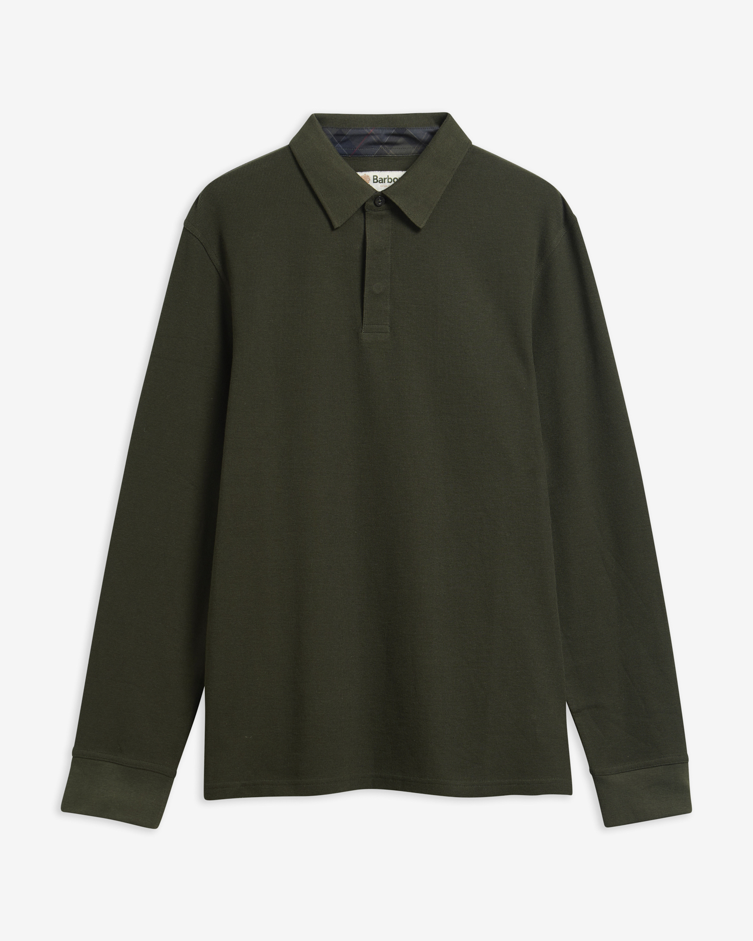 Polo a maniche lunghe leggermente aderente Kentown Sage