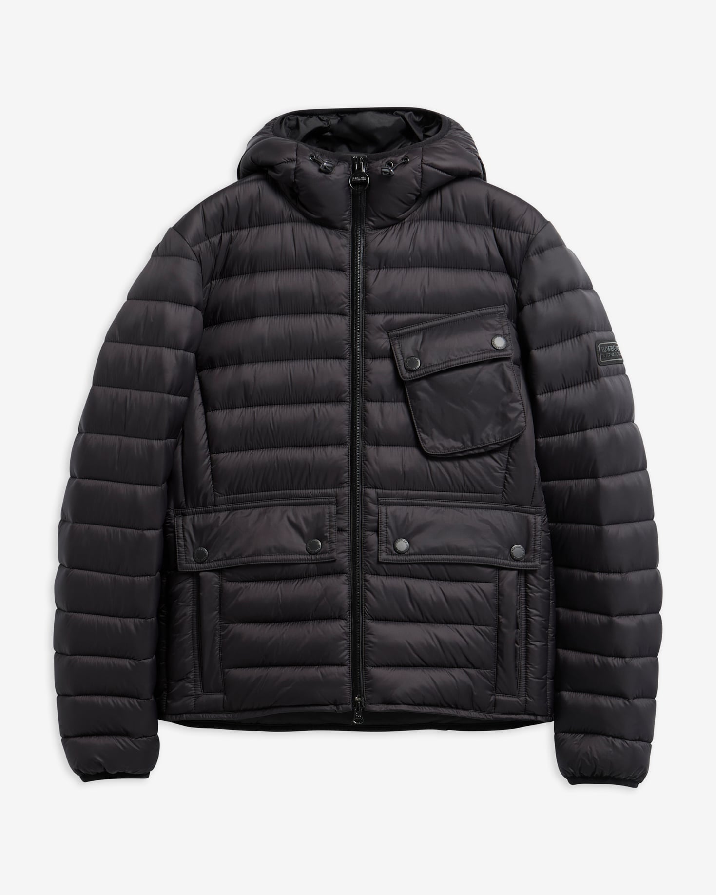 B.Intl Winterjacke Ouston Hooded Black