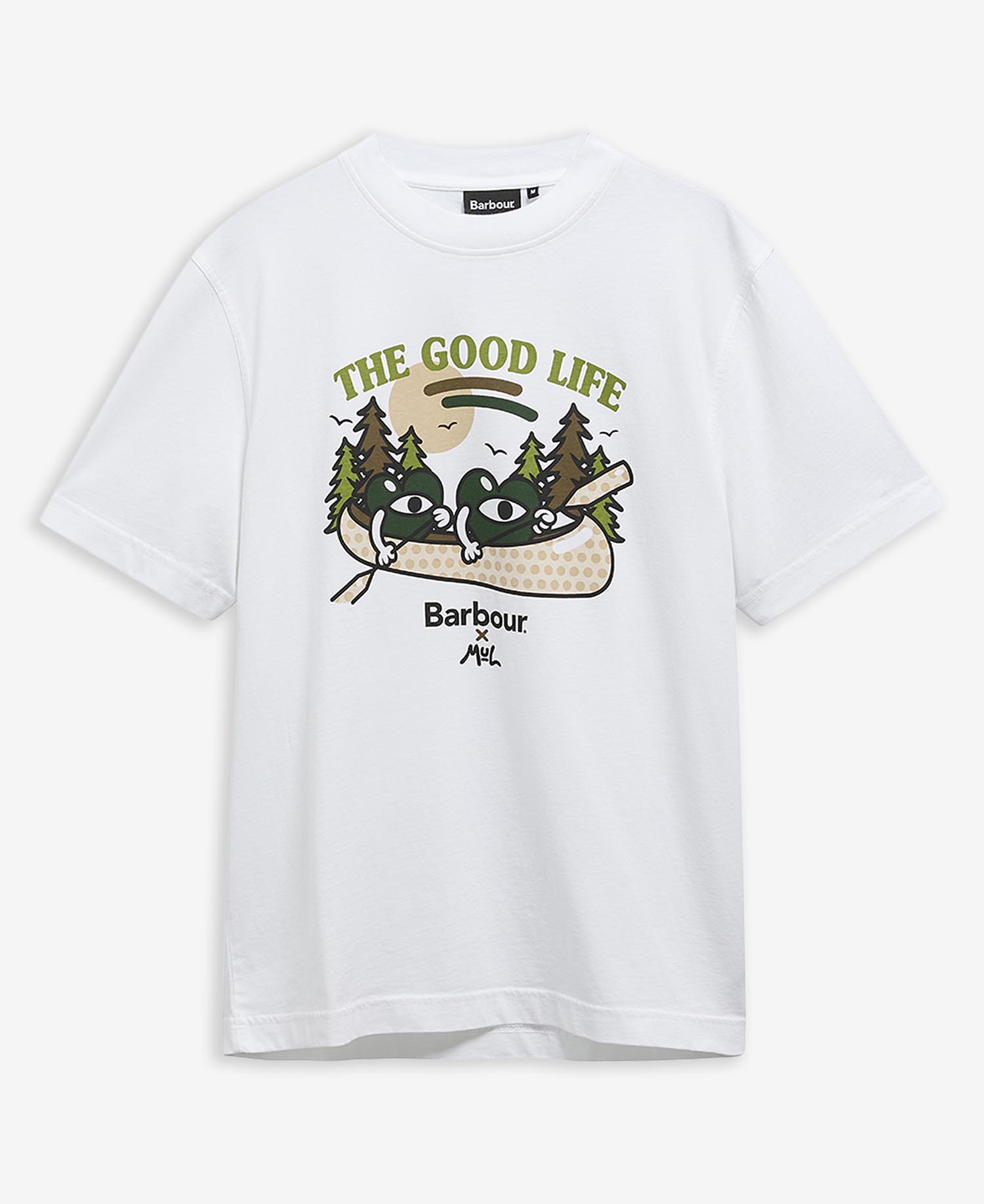 Barbour x Mul Good Life Relaxed T-Shirt White